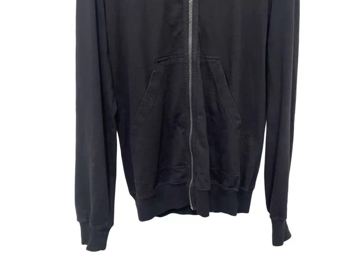 Rick Owens Black Zip-Up Hoodie with High Collar Size US M / EU 48-50 / 2 - 4 Thumbnail