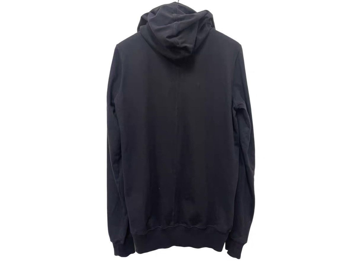 Rick Owens Black Zip-Up Hoodie with High Collar Size US M / EU 48-50 / 2 - 2 Thumbnail