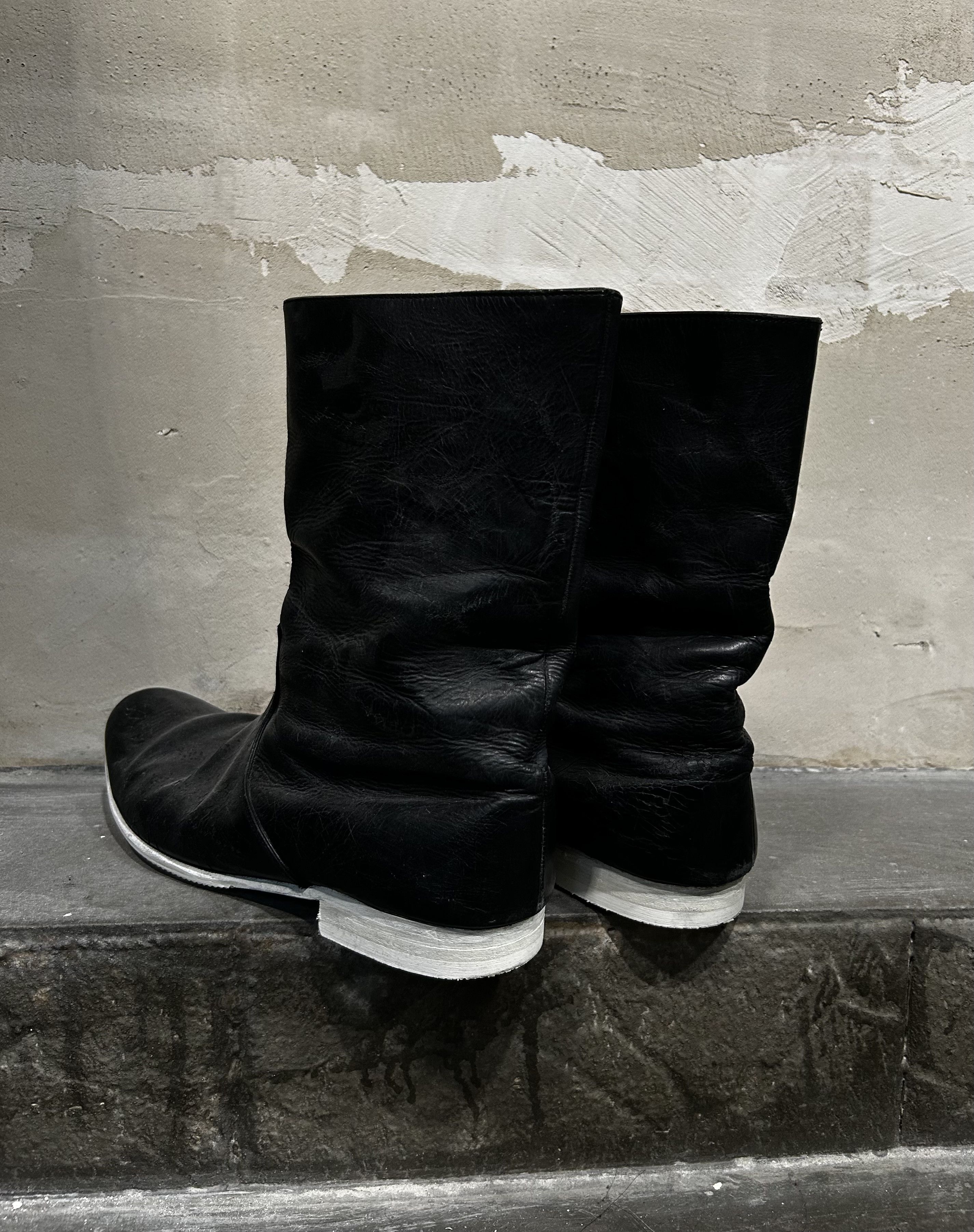 DEN IM by SIKI IM Number (N)ine 2002ss Modern Age Leather Boots Size US 8 / EU 41 - 4 Thumbnail