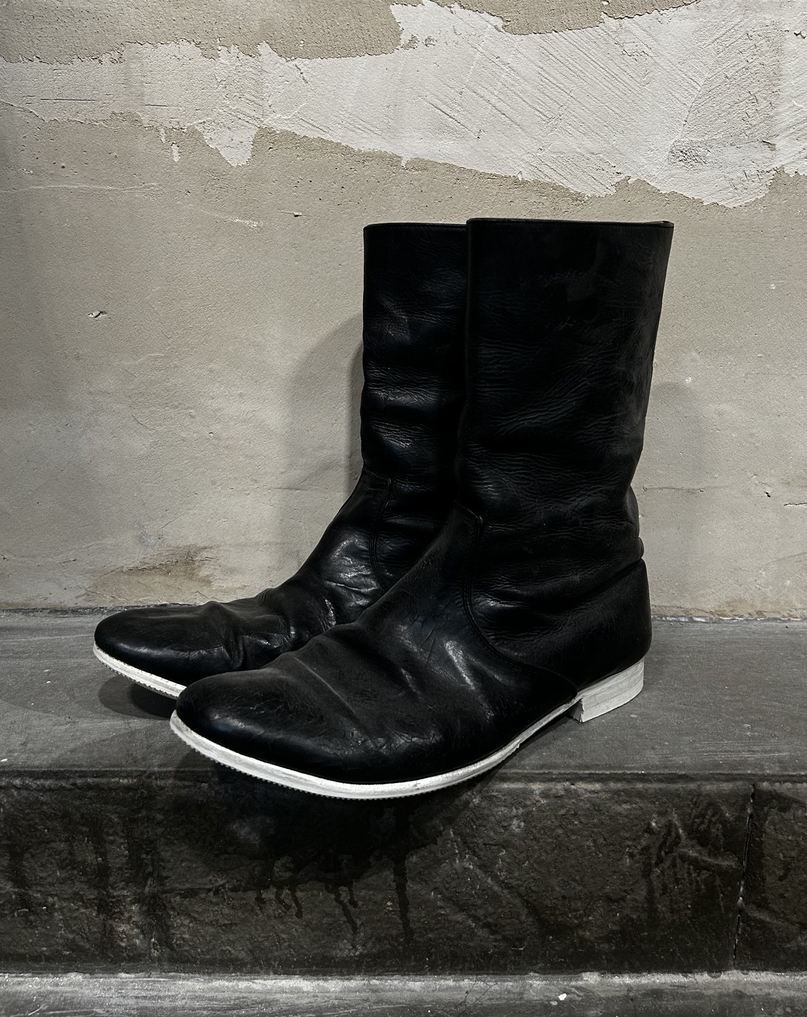 DEN IM by SIKI IM Number (N)ine 2002ss Modern Age Leather Boots Size US 8 / EU 41 - 3 Thumbnail