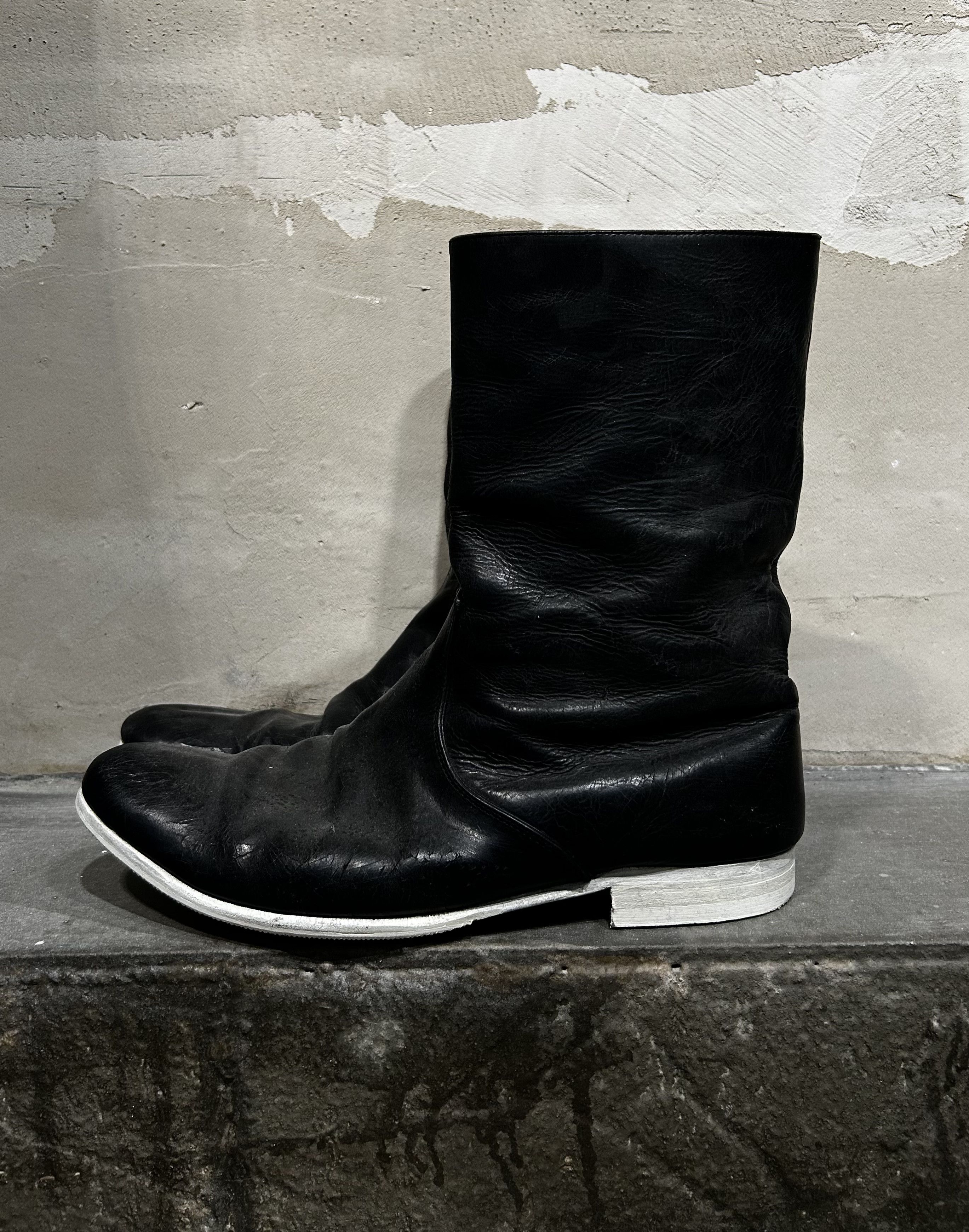 DEN IM by SIKI IM Number (N)ine 2002ss Modern Age Leather Boots Size US 8 / EU 41 - 8 Thumbnail