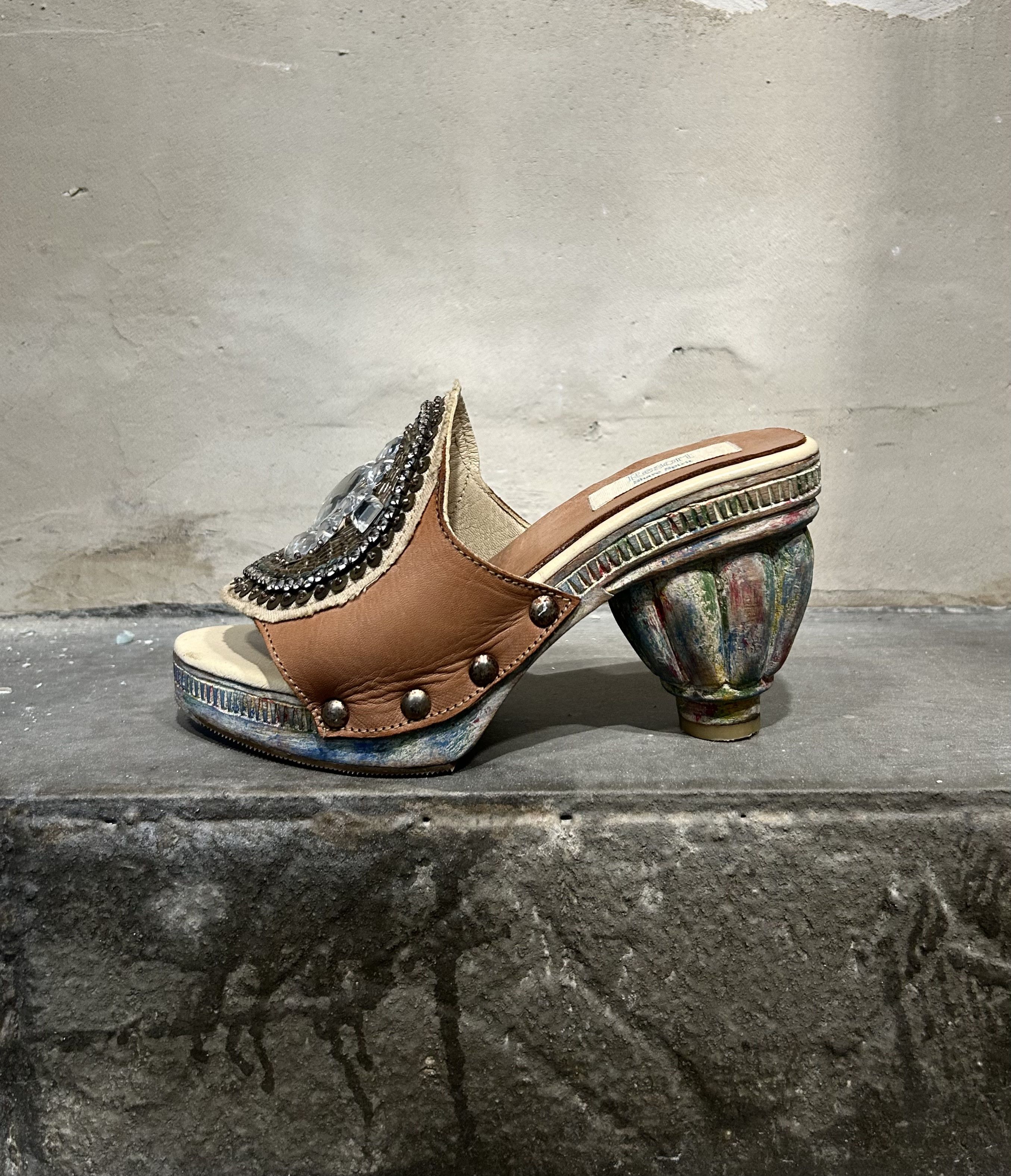Share Spirit Homme Share Spirit Handmade Crystal Sole Heels Size US 6 / IT 36 - 5 Thumbnail