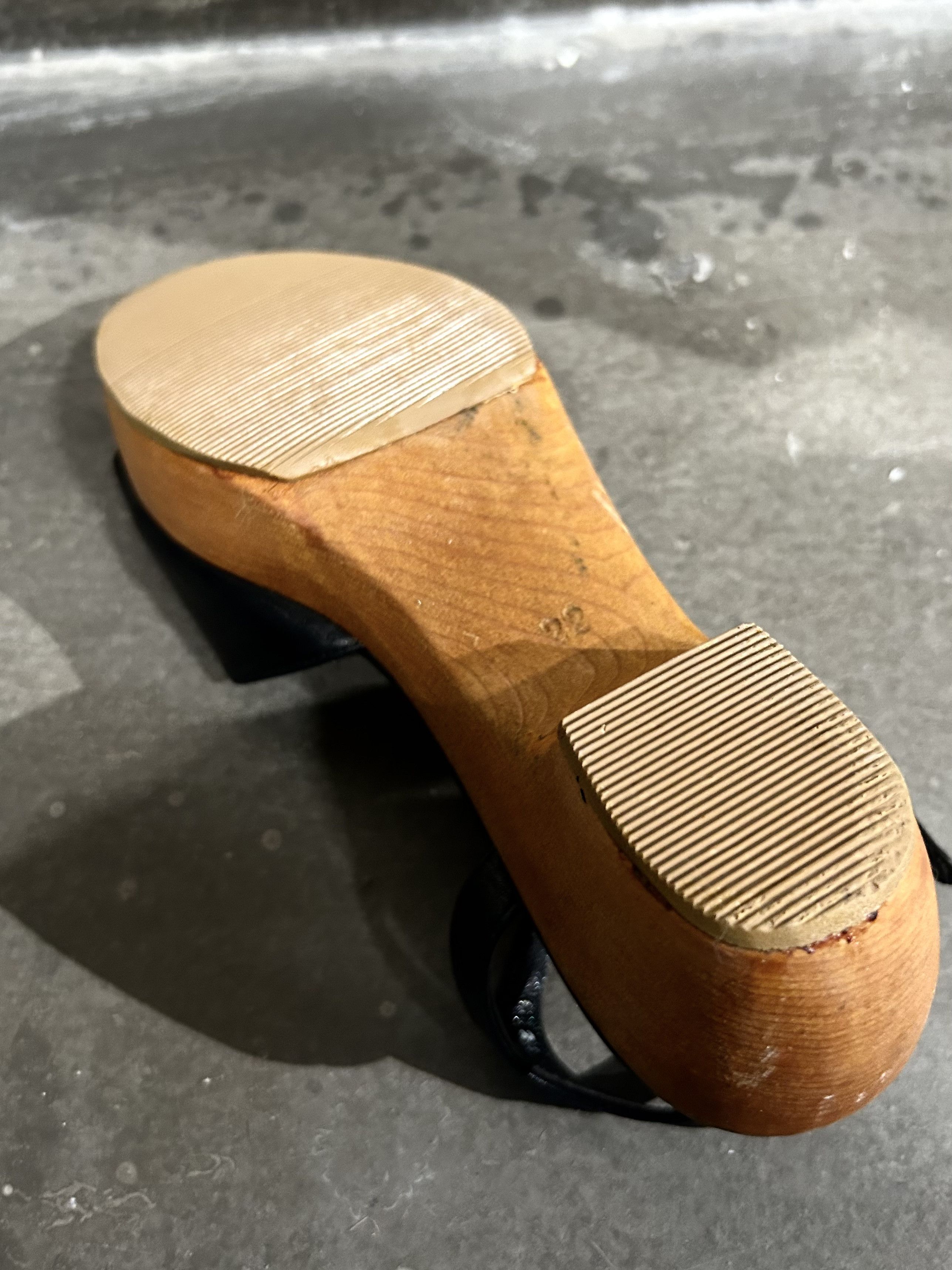 Comme des Garcons COMME des GARÇONS 90s Wooden Panel Leather Shoes Size US 5 / IT 35 - 9 Thumbnail
