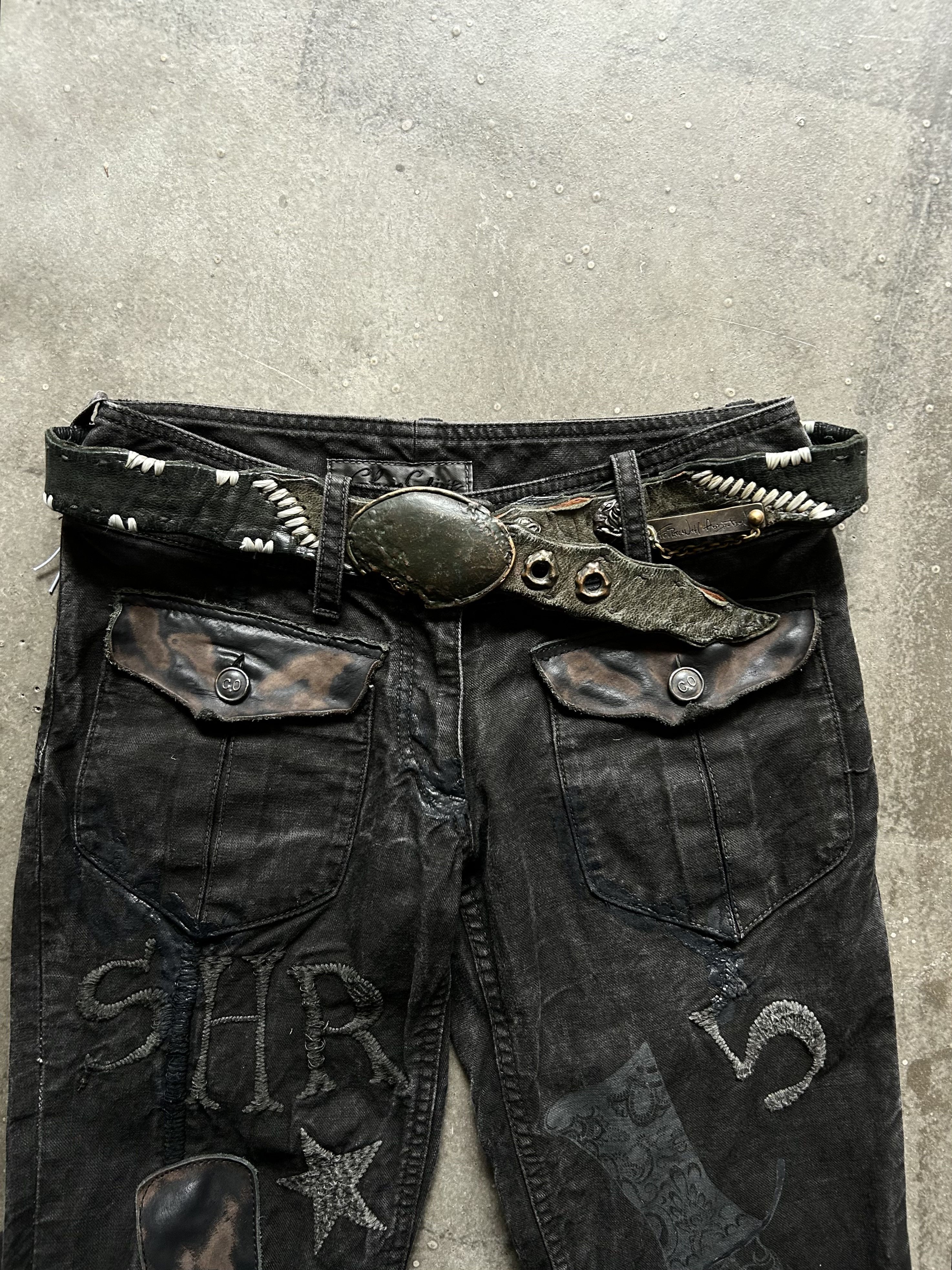 14th Addiction 14th Addiction Early Handcrafted Patchwork Belt Size ONE SIZE - 3 Thumbnail