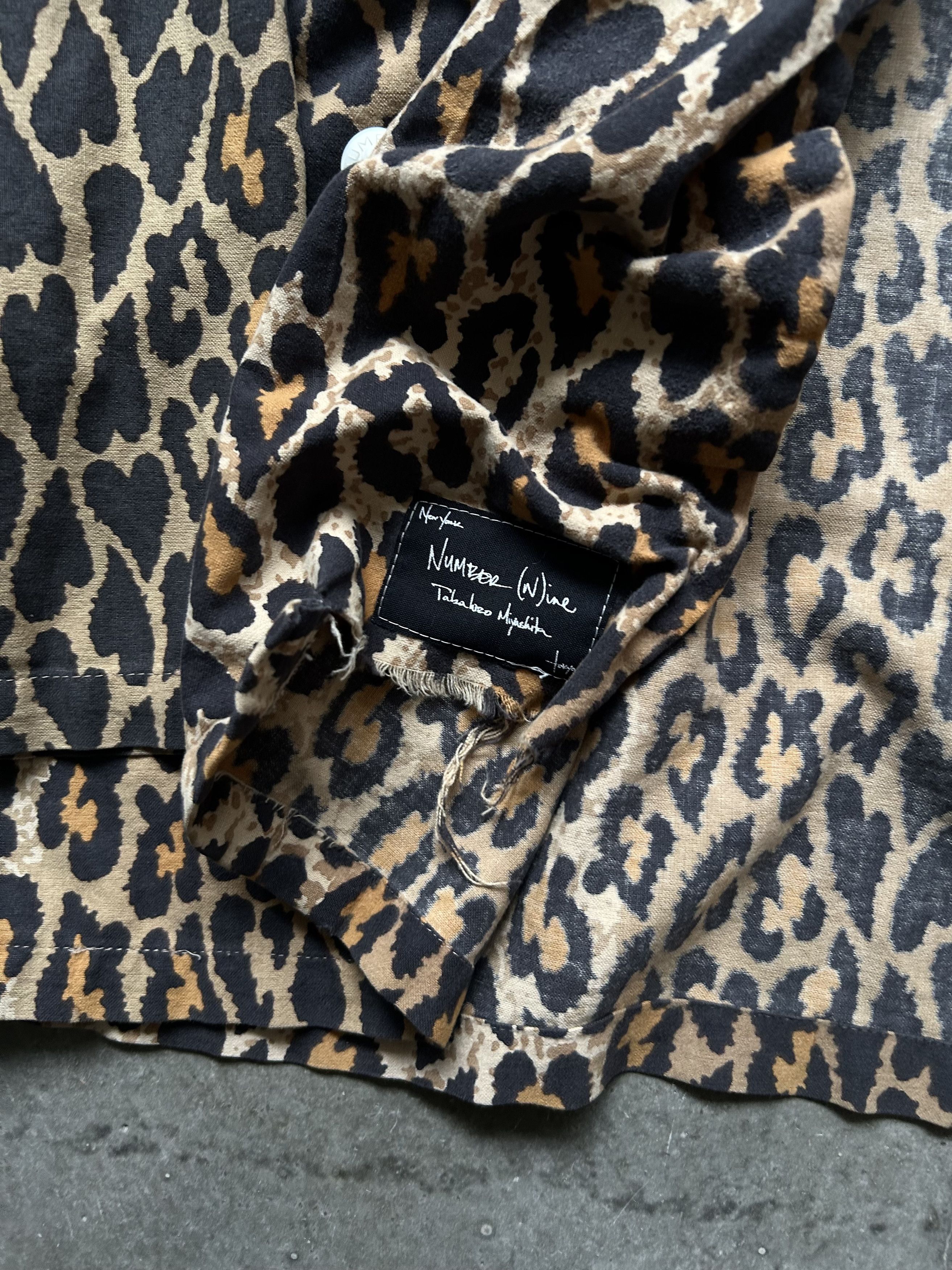 DEN IM by SIKI IM Number (N)ine 03AW Leopard Print Shirt Size US M / EU 48-50 / 2 - 8 Thumbnail