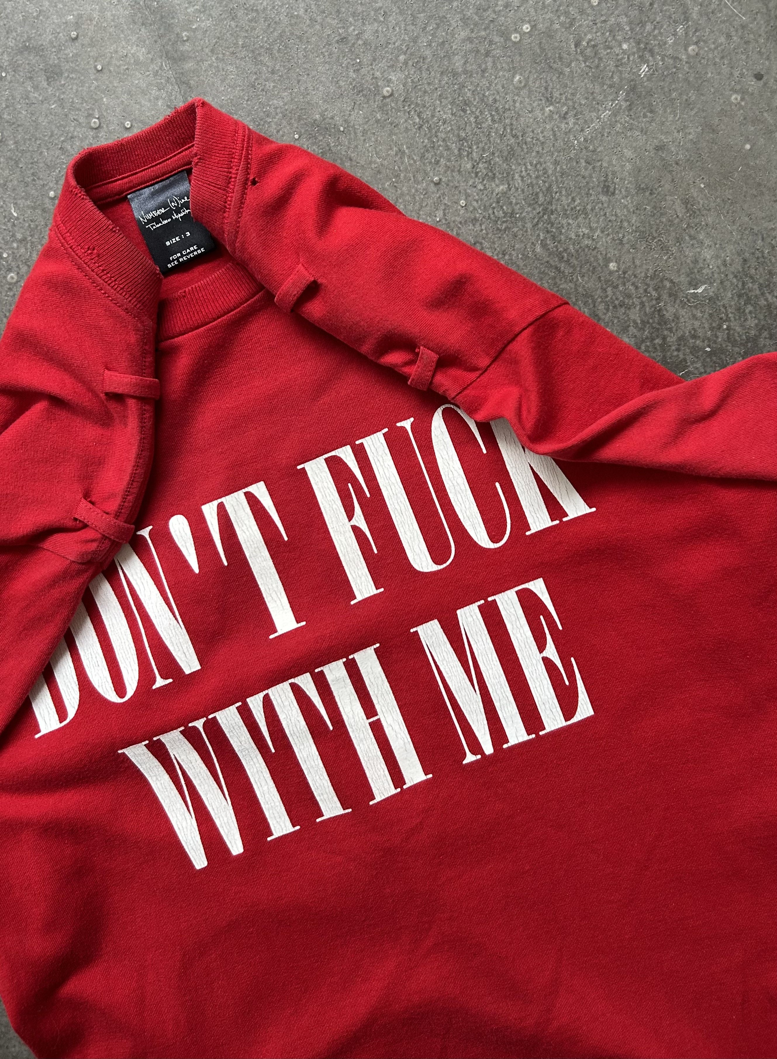 DEN IM by SIKI IM Number (N)ine 06ss Slogan Tee Size US L / EU 52-54 / 3 - 4 Thumbnail