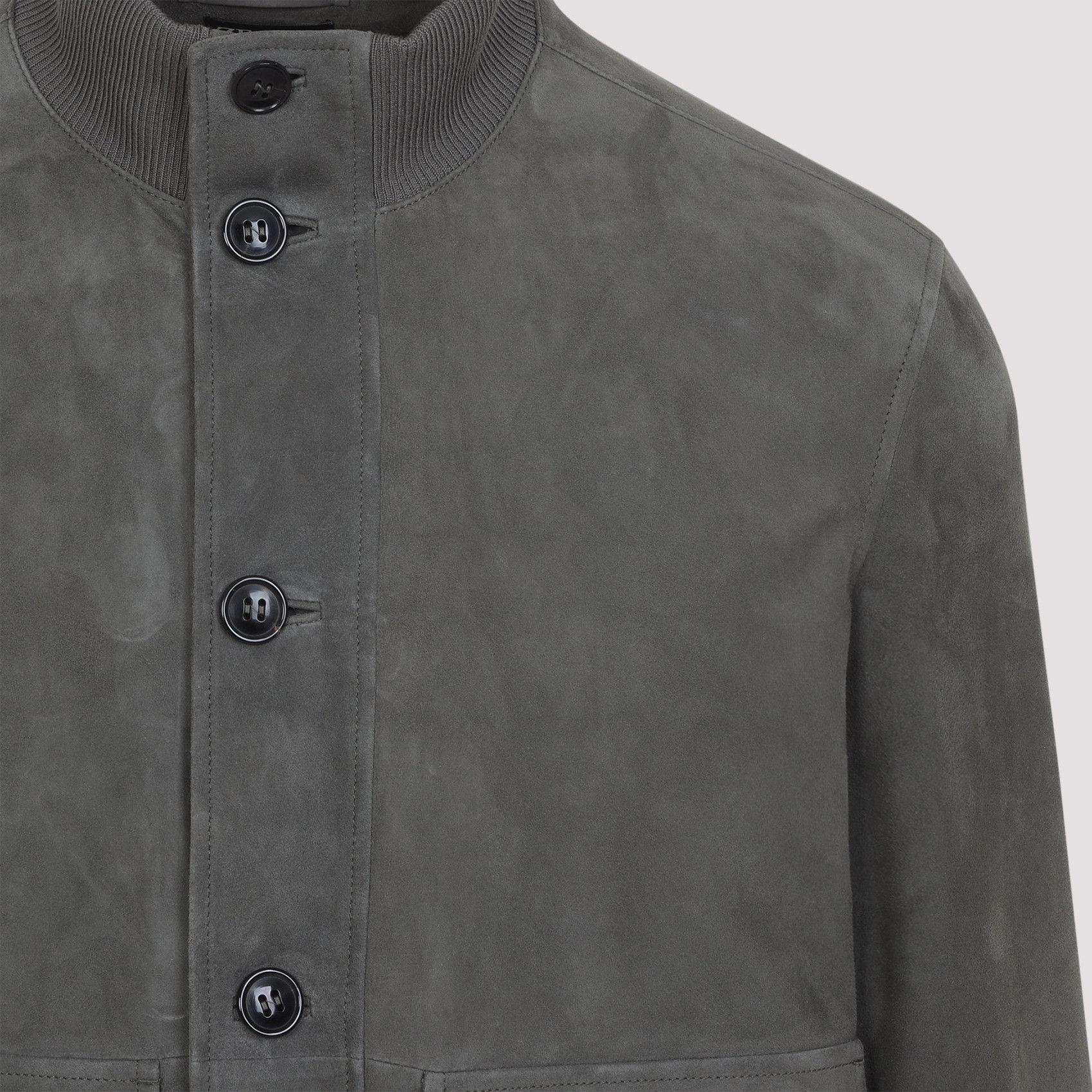 Ermenegildo Zegna Zegna Leather Blouson Jacket Size US L / EU 52-54 / 3 - 4 Thumbnail