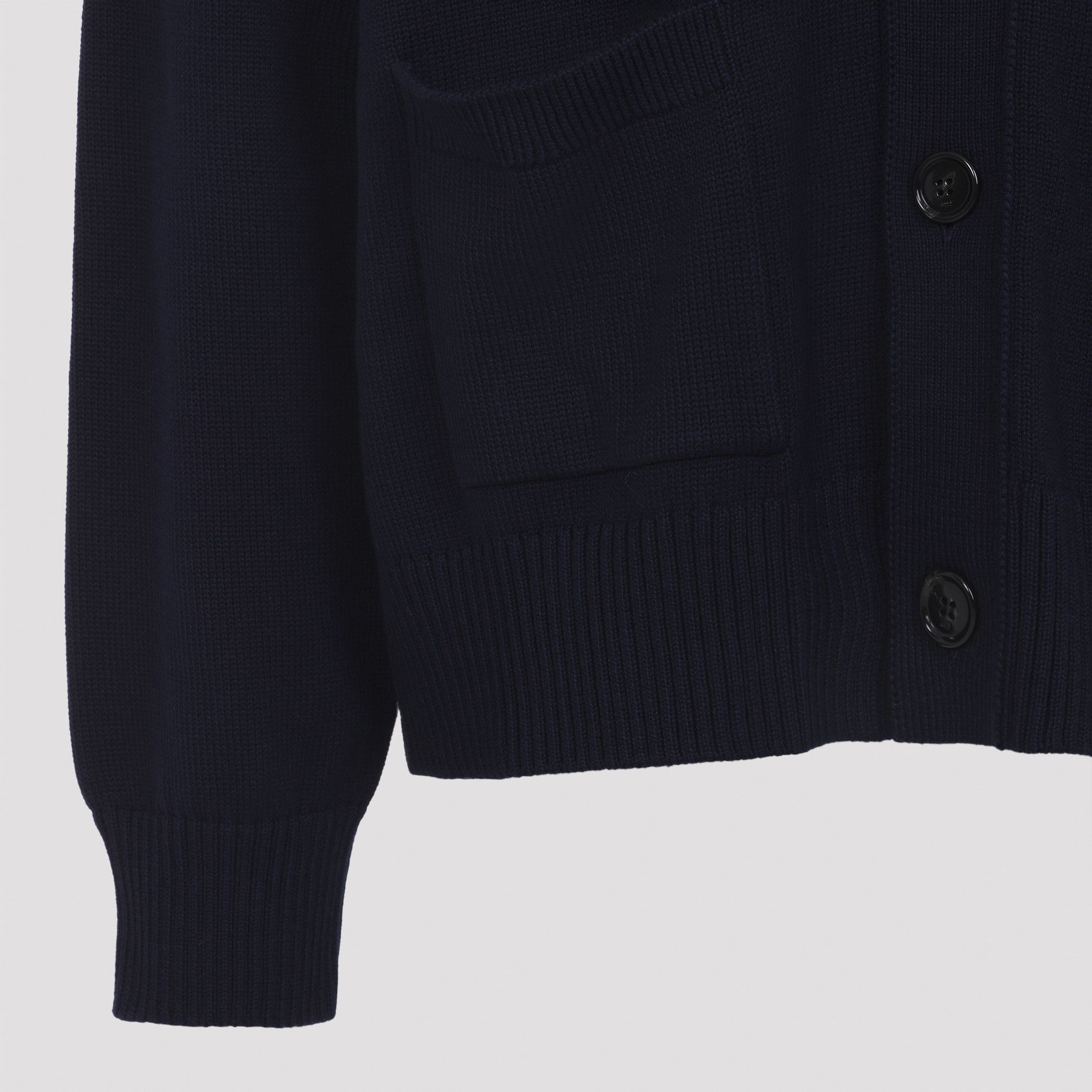AMI Ami Wool and Cotton Cardigan Size US L / EU 52-54 / 3 - 3 Thumbnail