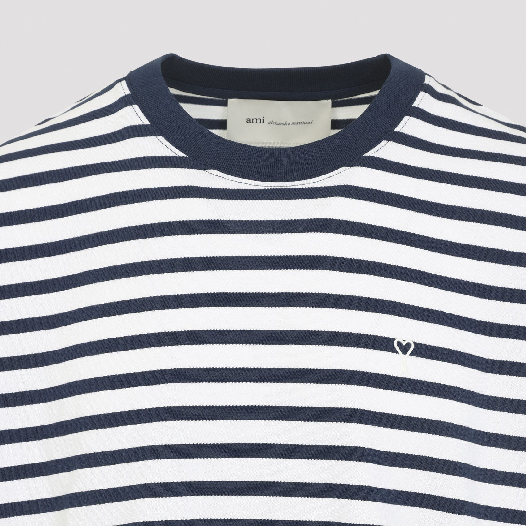 AMI Ami Mariniere Boxy Fit T-shirt Size US L / EU 52-54 / 3 - 3 Thumbnail