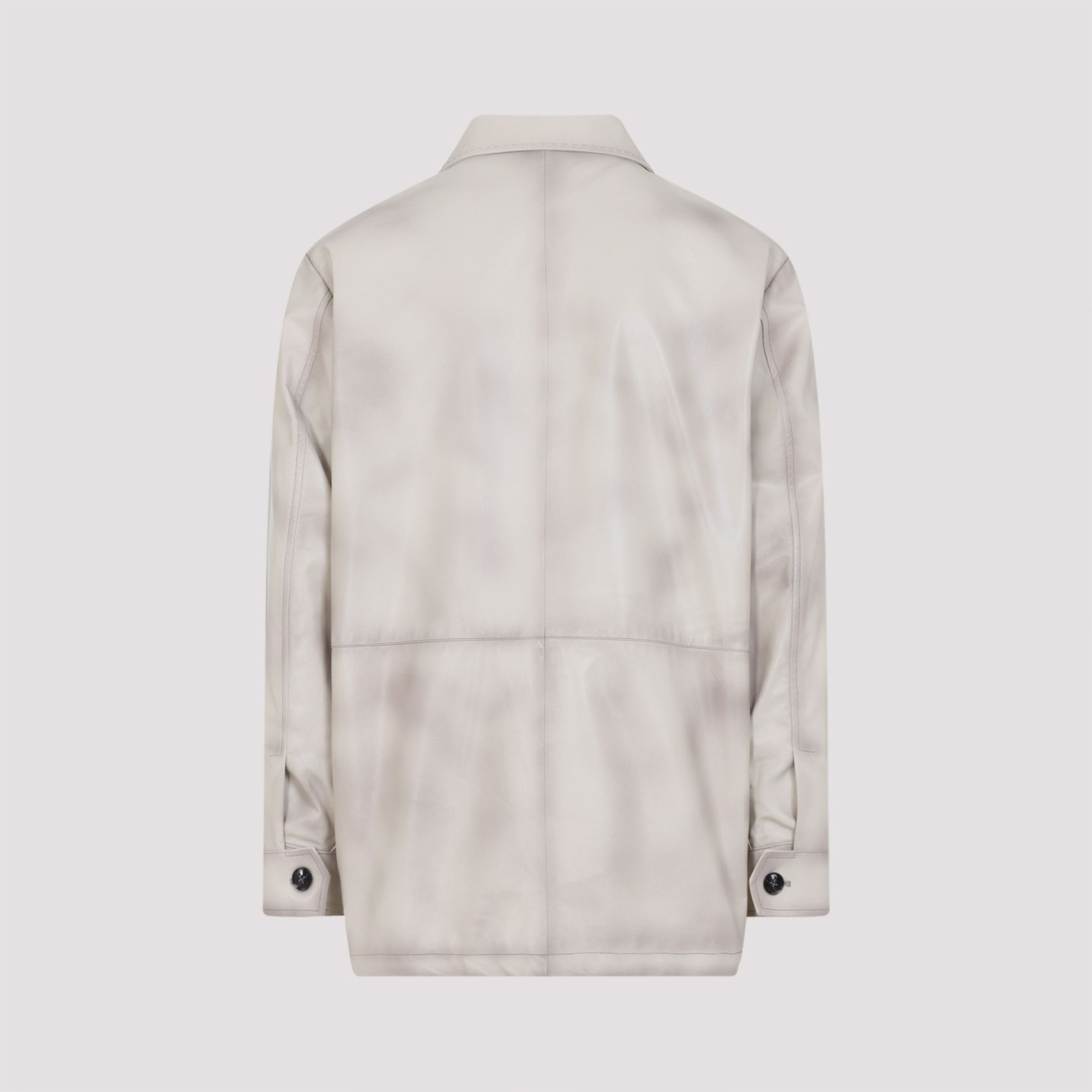 Kiton Kiton Lamb Leather Jacket Size US XL / EU 56 / 4 - 2 Thumbnail
