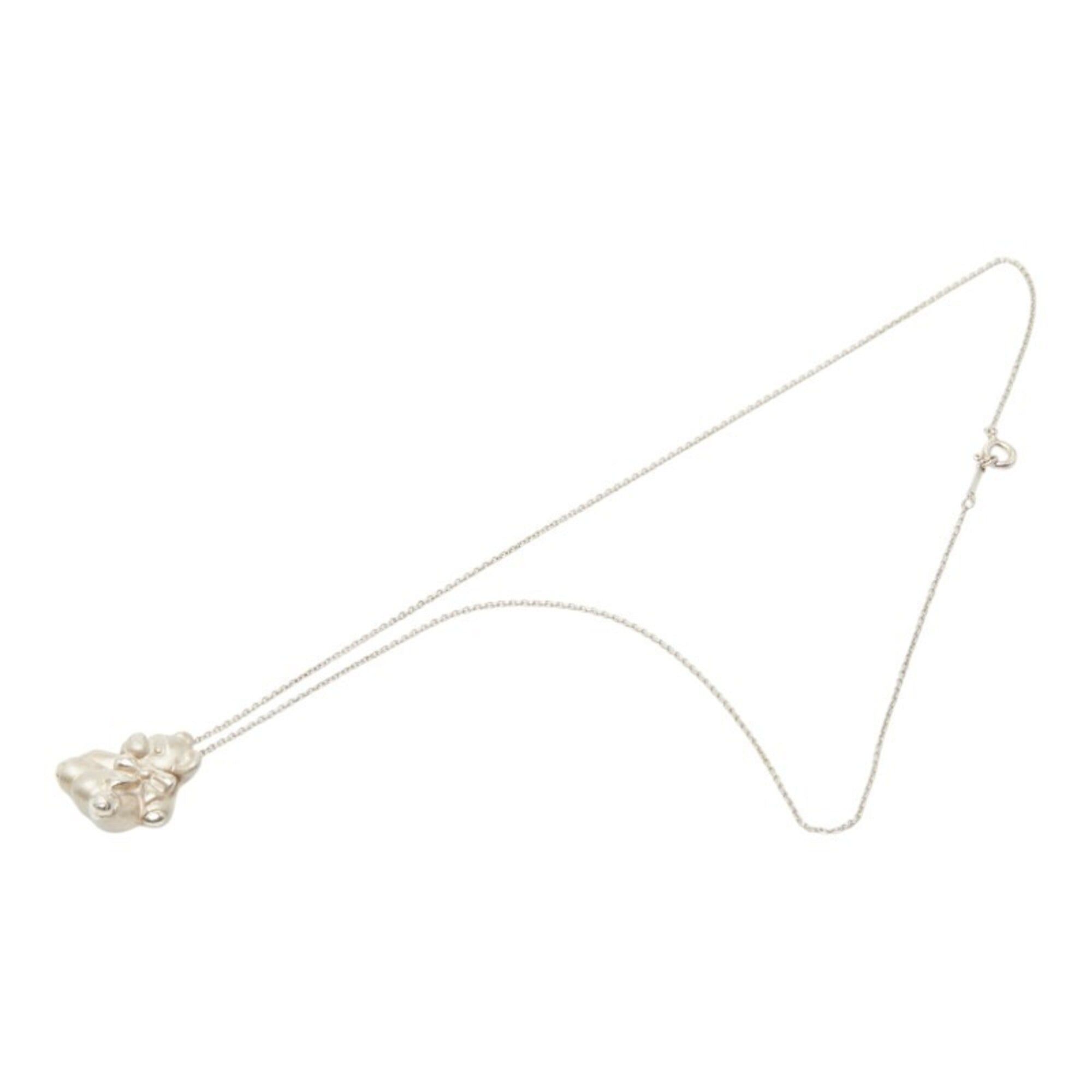 Tiffany & Co. Tiffany & Co. Teddy Bear Pendant Necklace, SV925 Silver, Women's. Size ONE SIZE - 4 Thumbnail
