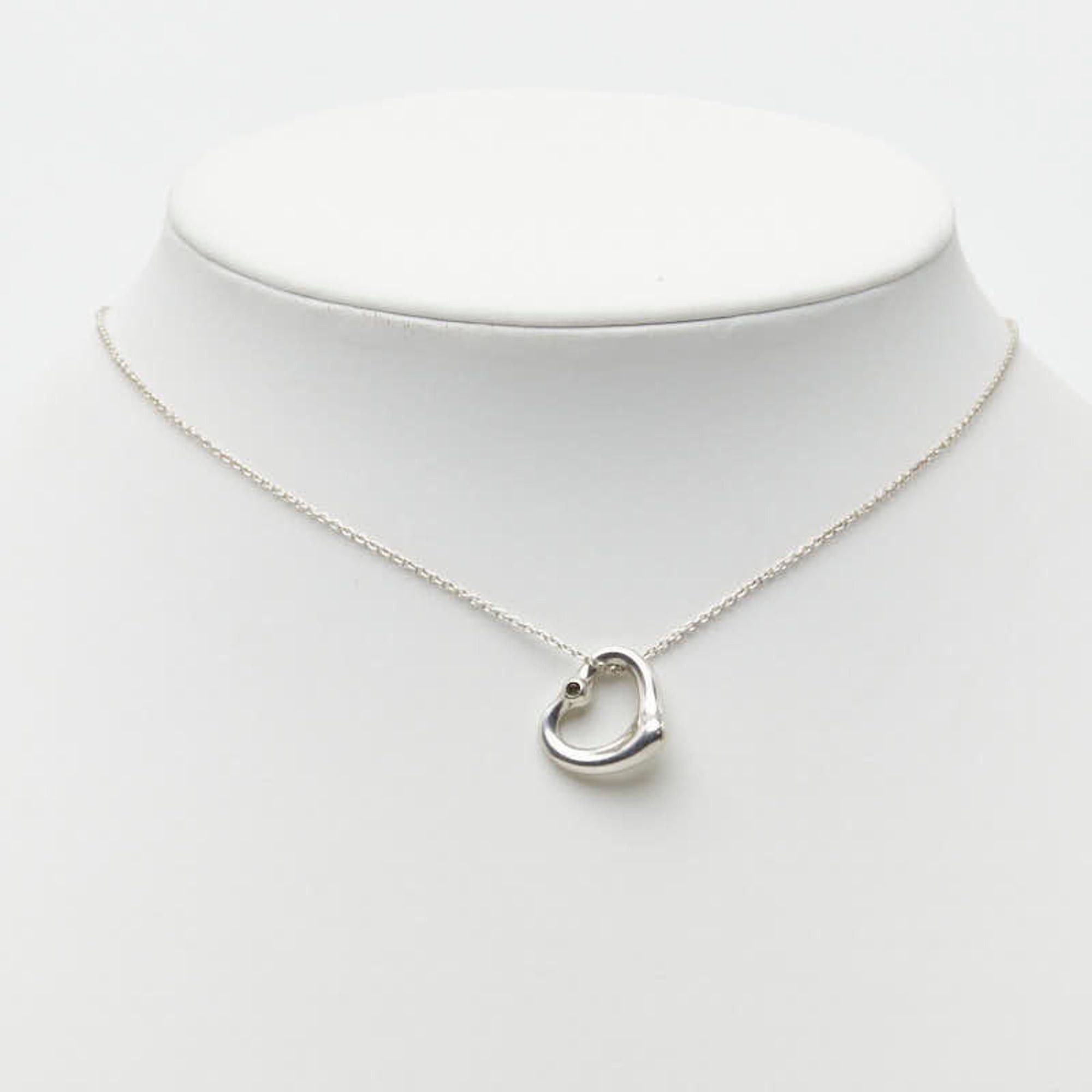 Tiffany & Co. Tiffany & Co. Open Heart Necklace, SV925 Silver, Women's. Size ONE SIZE - 9 Thumbnail