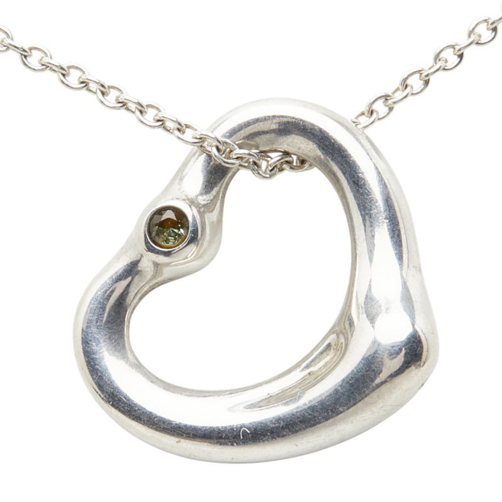 Tiffany & Co. Tiffany & Co. Open Heart Necklace, SV925 Silver, Women's. Size ONE SIZE - 2 Thumbnail