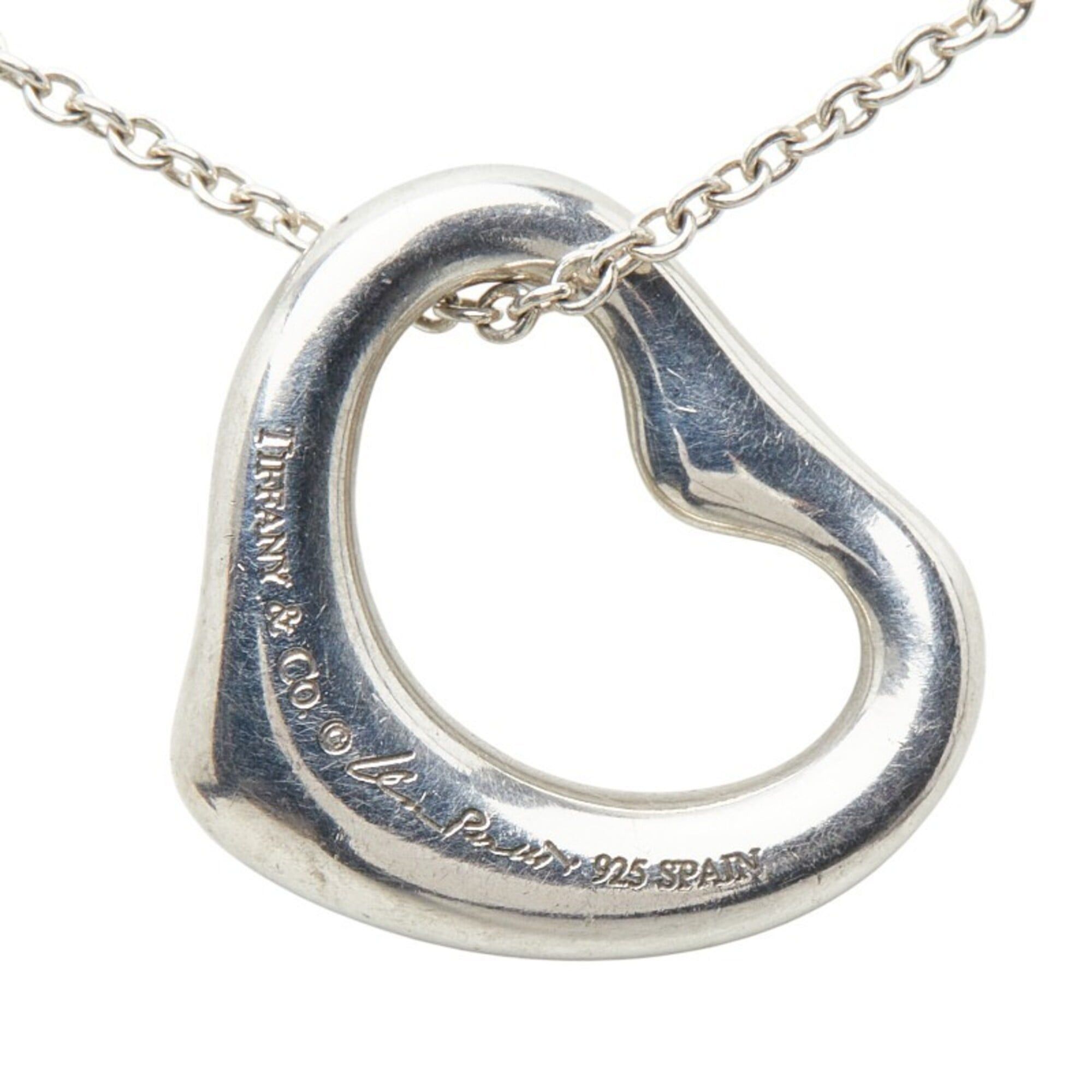 Tiffany & Co. Tiffany & Co. Open Heart Necklace, SV925 Silver, Women's. Size ONE SIZE - 3 Thumbnail