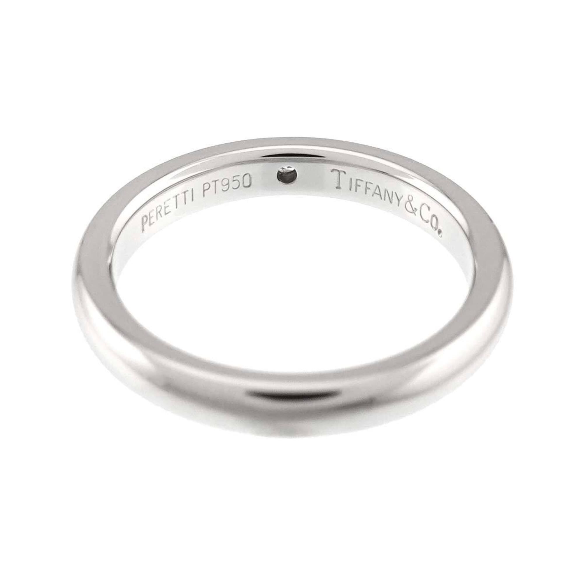 Tiffany & Co. Tiffany & Co. Stacking Band Ring with 1 Diamond, Platinum. Size ONE SIZE - 3 Thumbnail