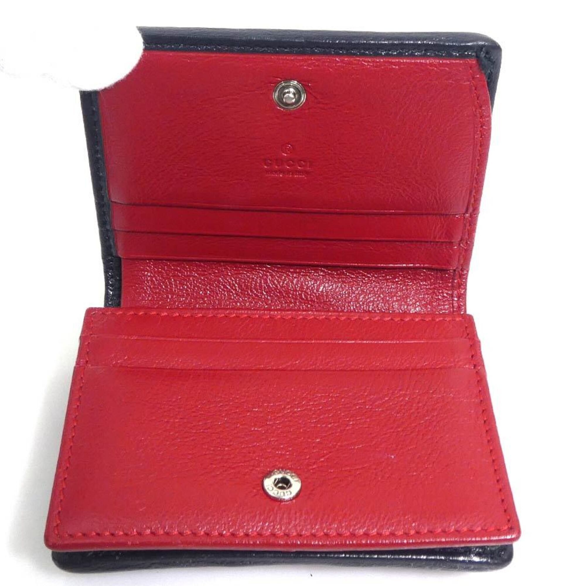 Gucci Gucci Bi-fold wallet GG Marmont canvas Blue Pink Men's Women's 466492 Free shipping h32096a Size ONE SIZE - 5 Thumbnail