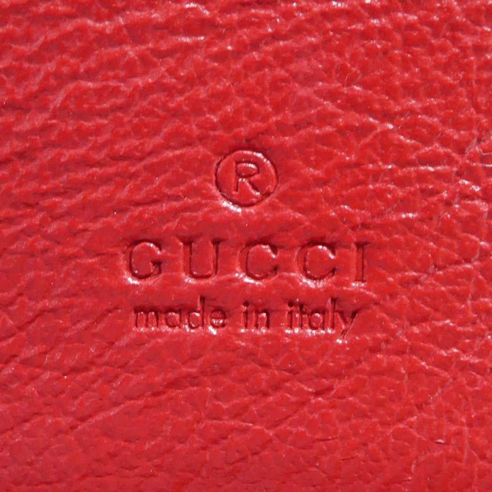 Gucci Gucci Bi-fold wallet GG Marmont canvas Blue Pink Men's Women's 466492 Free shipping h32096a Size ONE SIZE - 11 Thumbnail