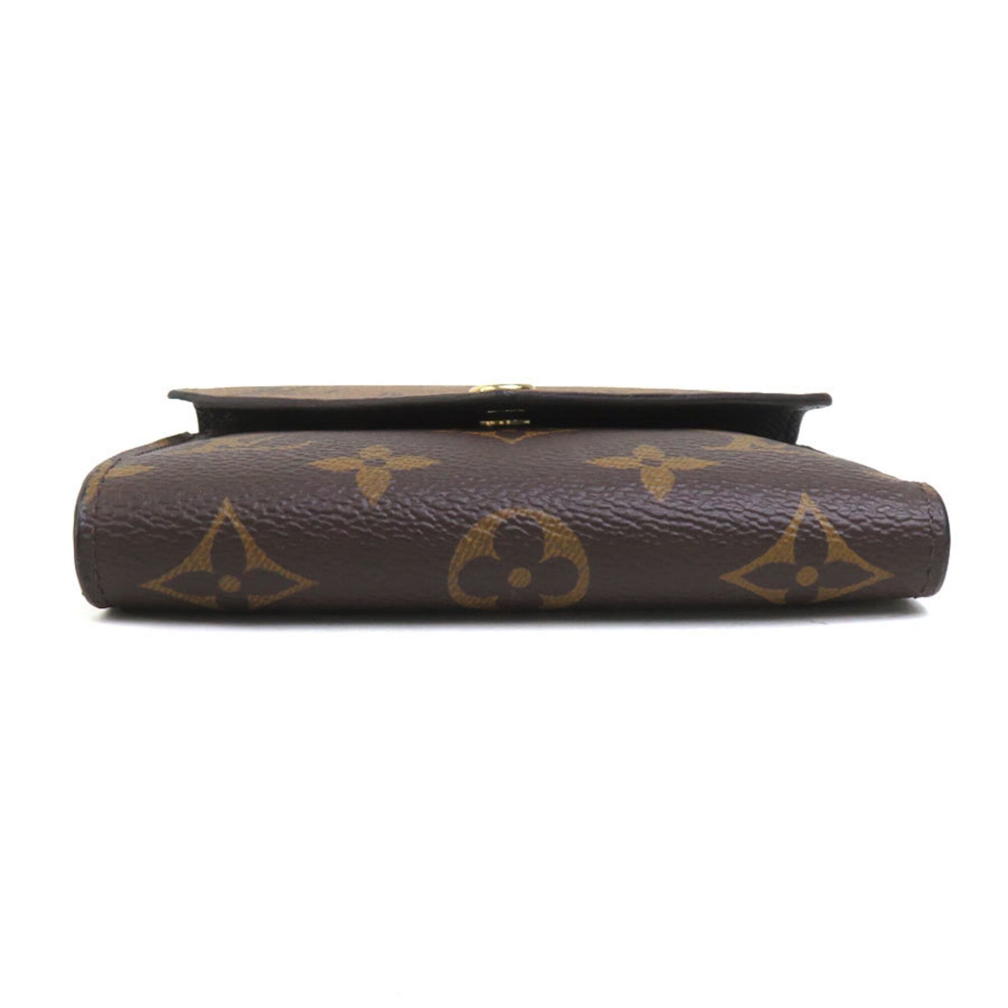 Louis Vuitton Louis Vuitton Tri-fold Wallet Monogram Reverse Portefeuille Victorine Brown Men's Women's M81557 Free Shipping h32098i Size ONE SIZE - 4 Thumbnail