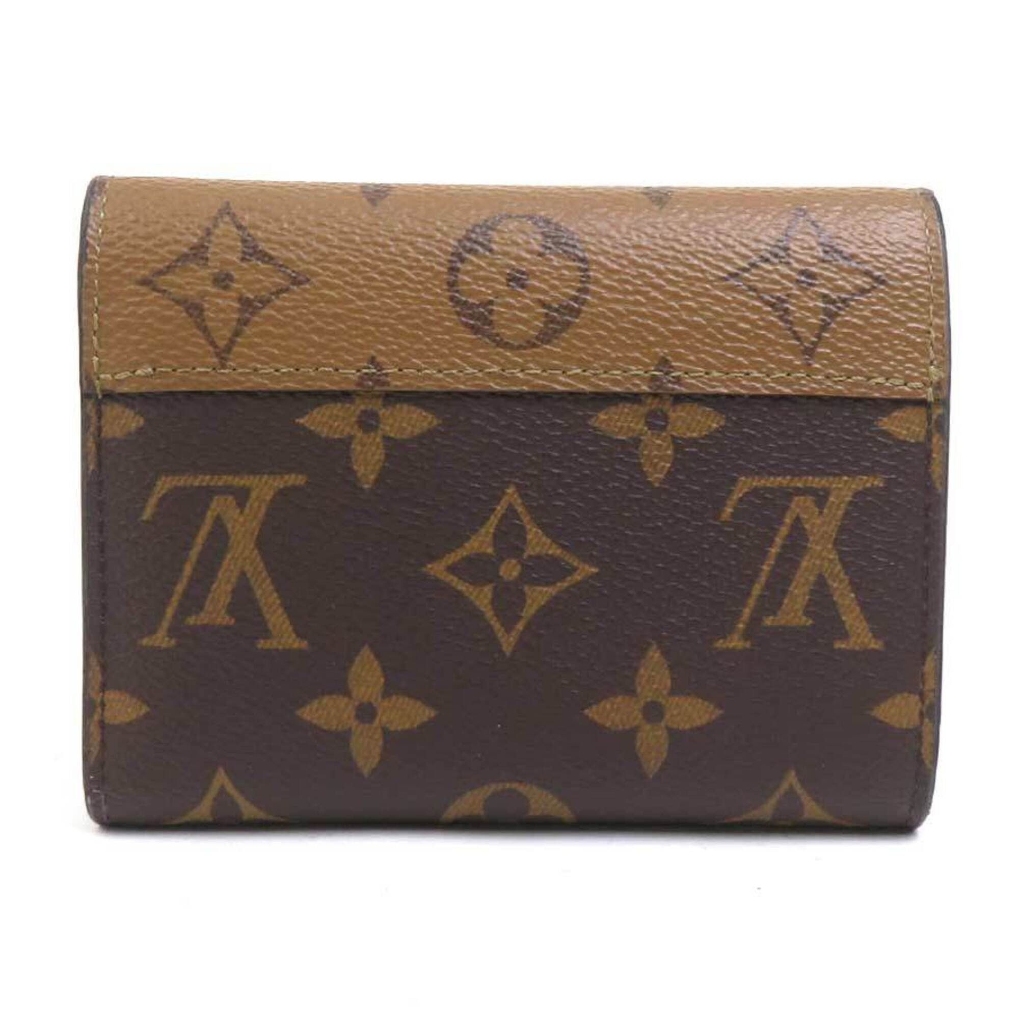 Louis Vuitton Louis Vuitton Tri-fold Wallet Monogram Reverse Portefeuille Victorine Brown Men's Women's M81557 Free Shipping h32098i Size ONE SIZE - 3 Thumbnail