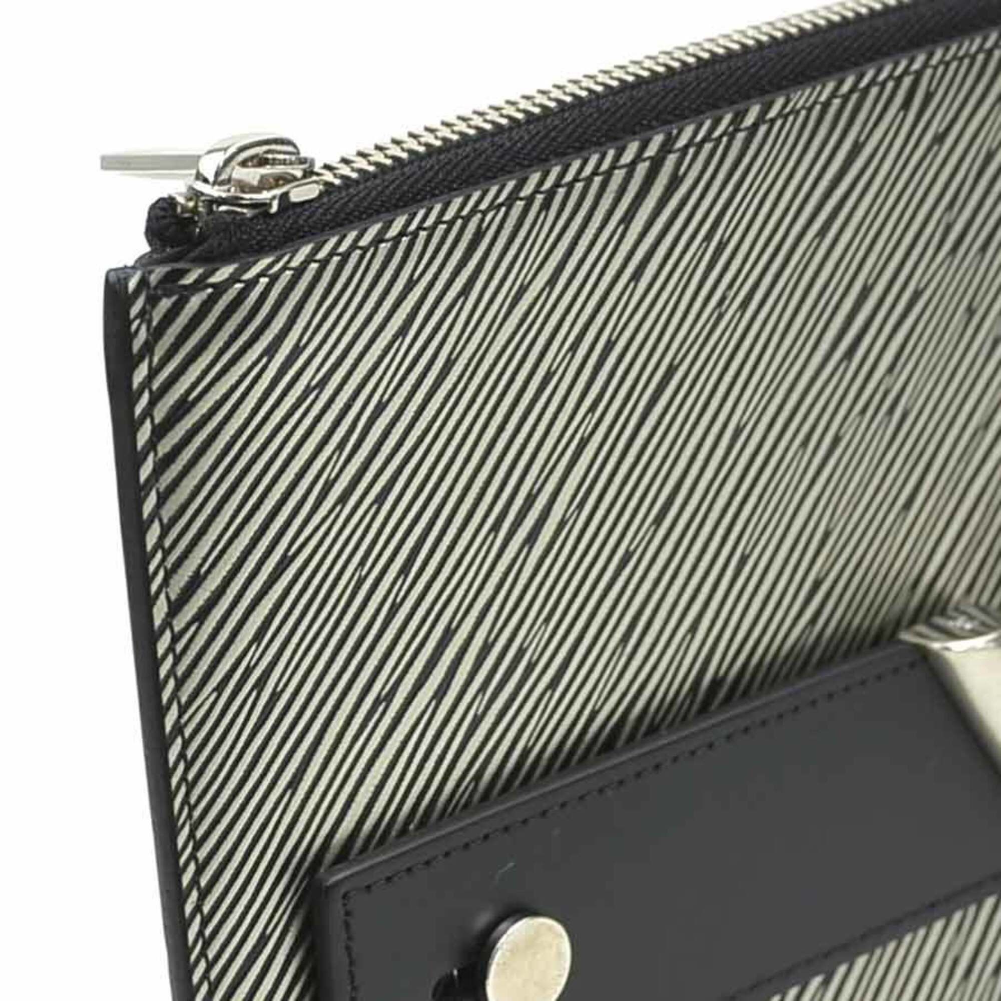 Louis Vuitton Louis Vuitton Clutch Bag Epi Platine Pochette Platte Leather Silver Black Men's M62092 Free Shipping e61663 Size ONE SIZE - 6 Thumbnail