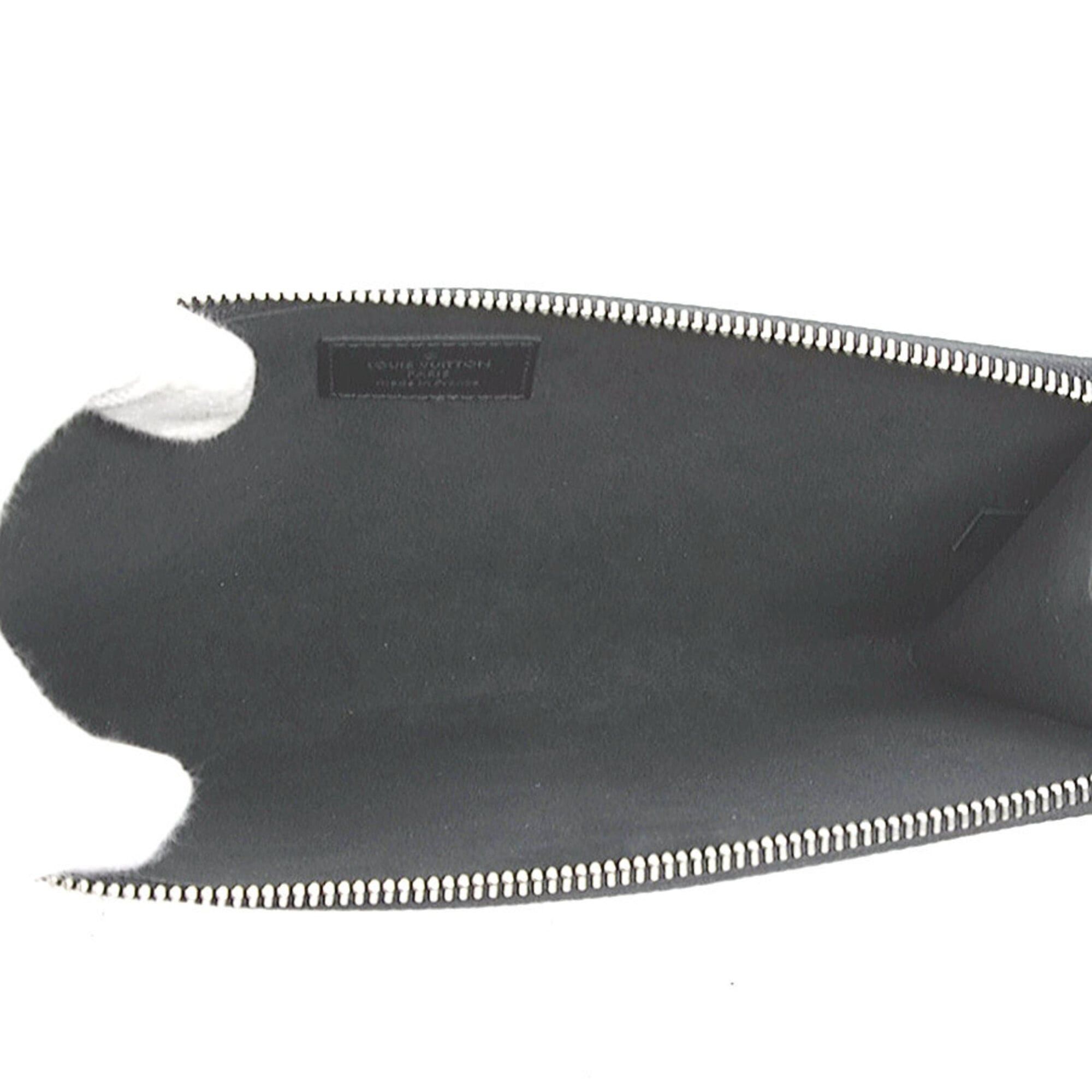 Louis Vuitton Louis Vuitton Clutch Bag Epi Platine Pochette Platte Leather Silver Black Men's M62092 Free Shipping e61663 Size ONE SIZE - 5 Thumbnail