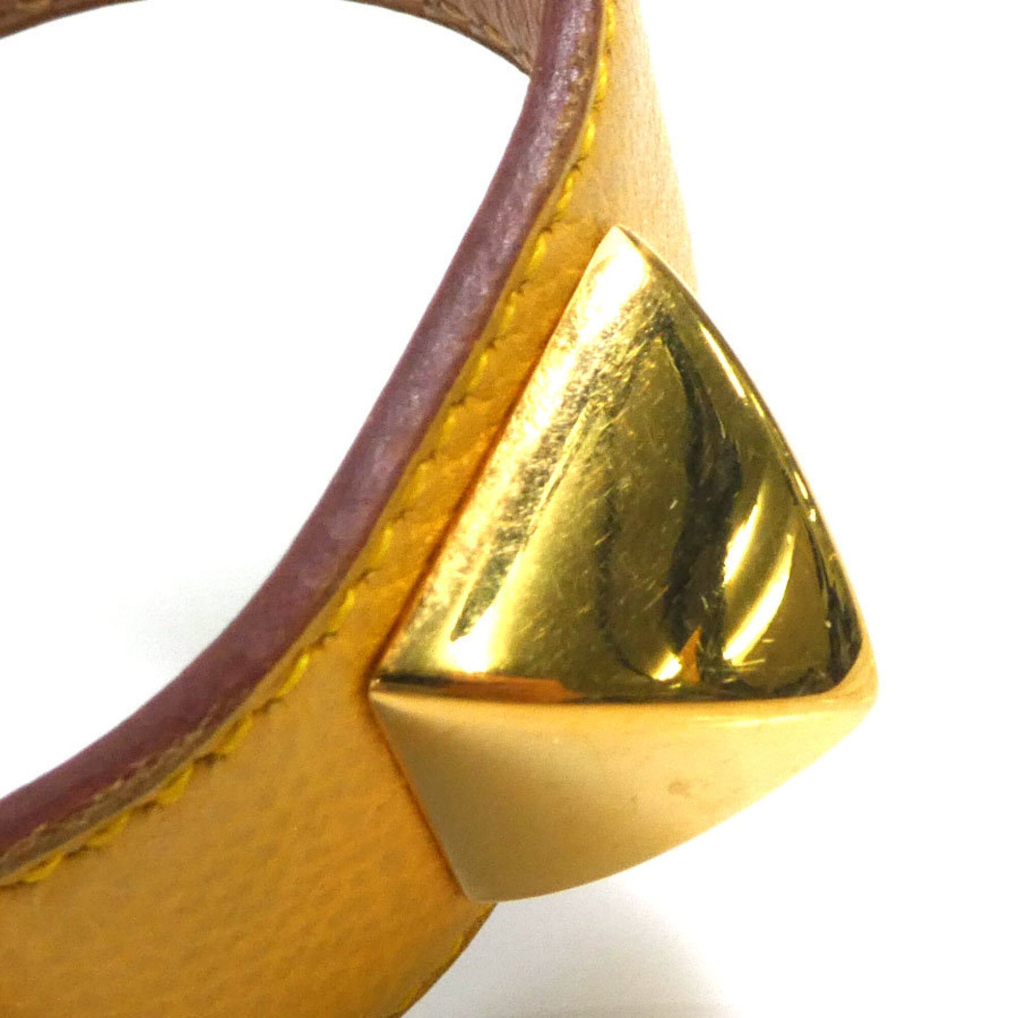 Hermes Hermes Bracelet Medor Leather Metal Yellow Gold Women's Free Shipping e61692a Size ONE SIZE - 9 Thumbnail