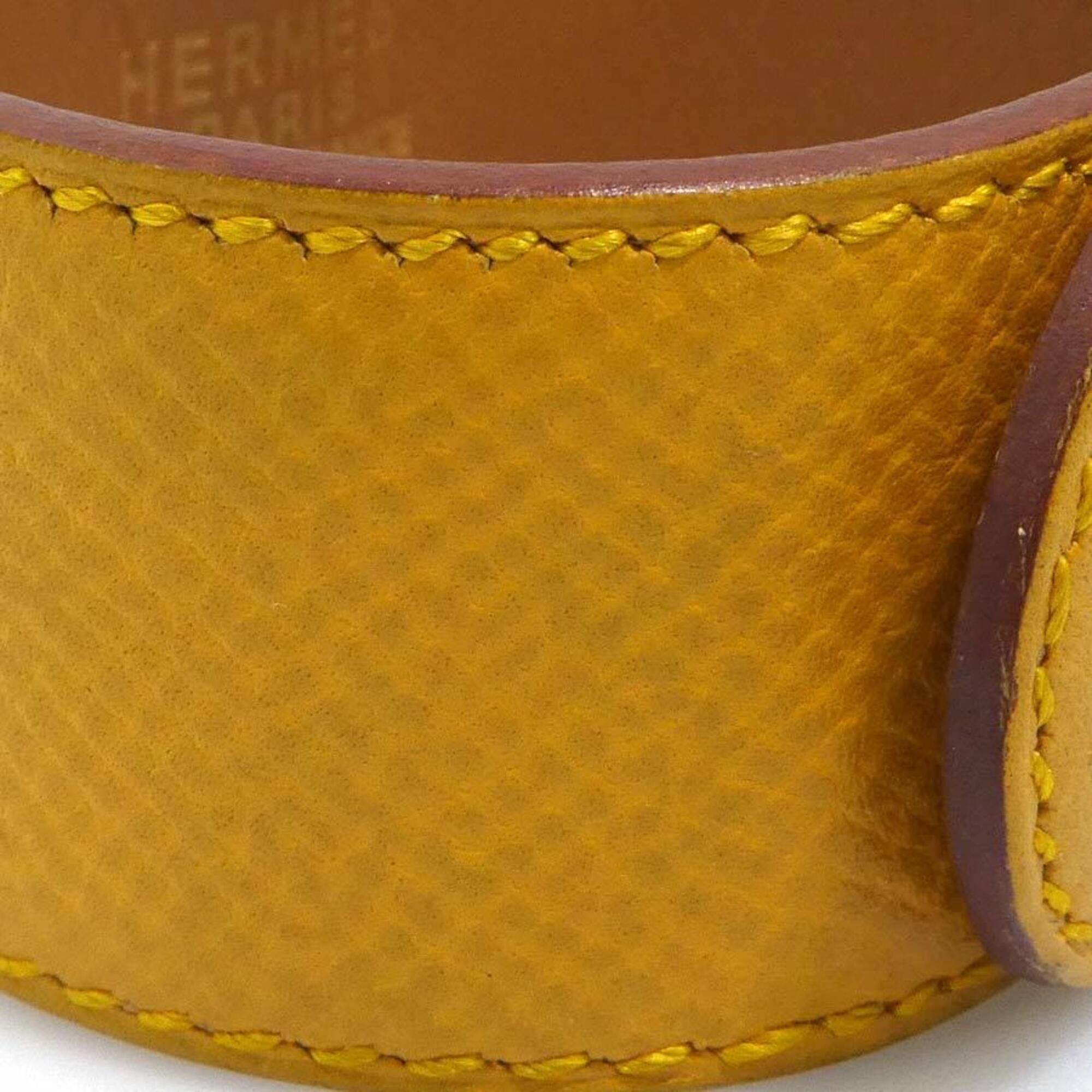 Hermes Hermes Bracelet Medor Leather Metal Yellow Gold Women's Free Shipping e61692a Size ONE SIZE - 7 Thumbnail
