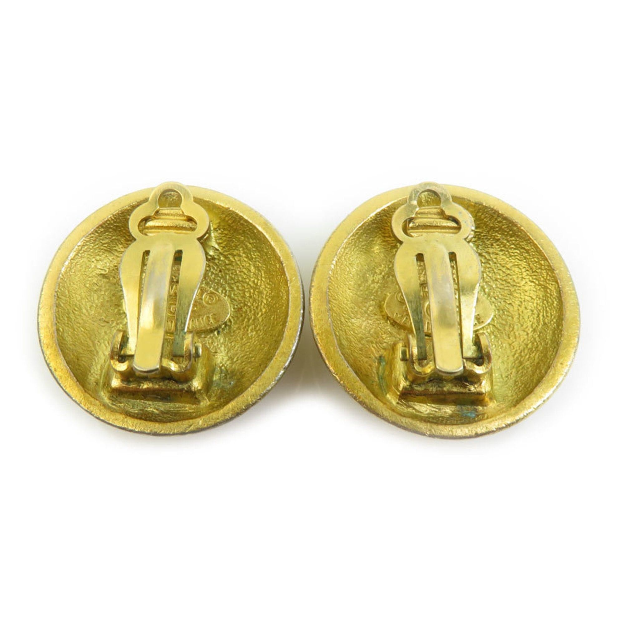 Chanel Chanel earrings, Coco Mark design, metal, gold, women's, free shipping, e61686k Size ONE SIZE - 5 Thumbnail