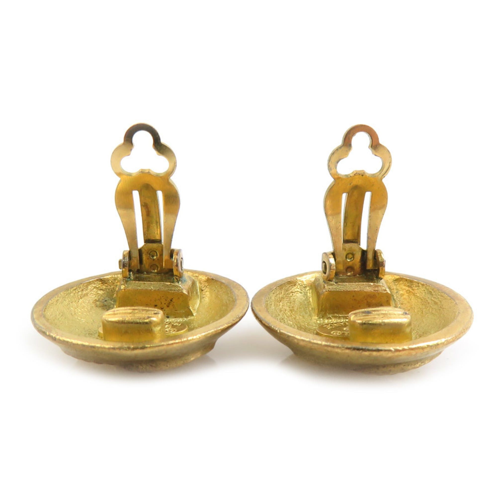 Chanel Chanel earrings, Coco Mark design, metal, gold, women's, free shipping, e61686k Size ONE SIZE - 6 Thumbnail