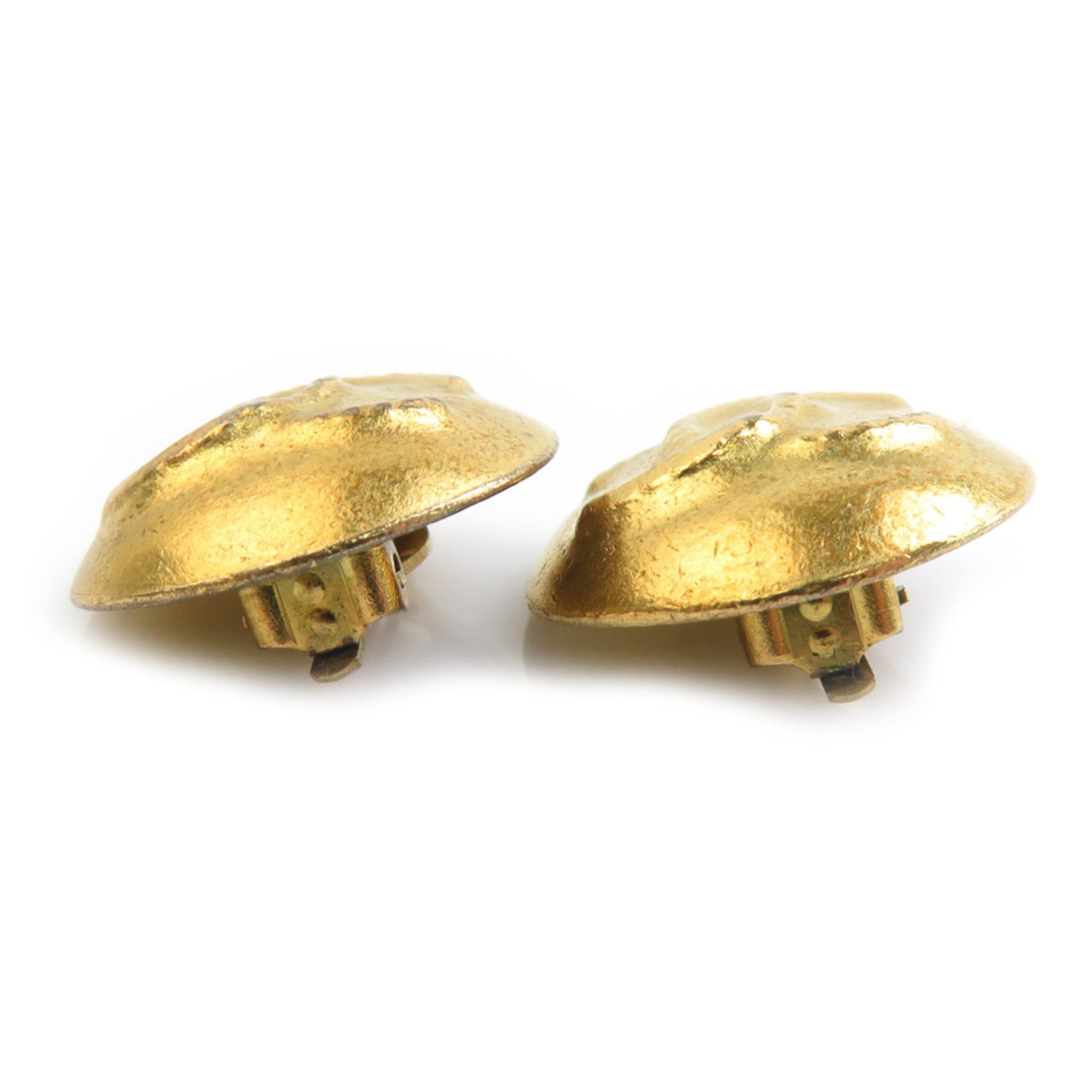 Chanel Chanel earrings, Coco Mark design, metal, gold, women's, free shipping, e61686k Size ONE SIZE - 4 Thumbnail
