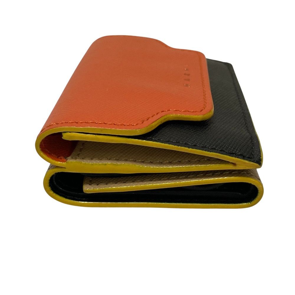 Marni Marni Marni Trifold Compact Wallet Leather Short Wallet DUTY FREE for USA Size ONE SIZE - 4 Thumbnail