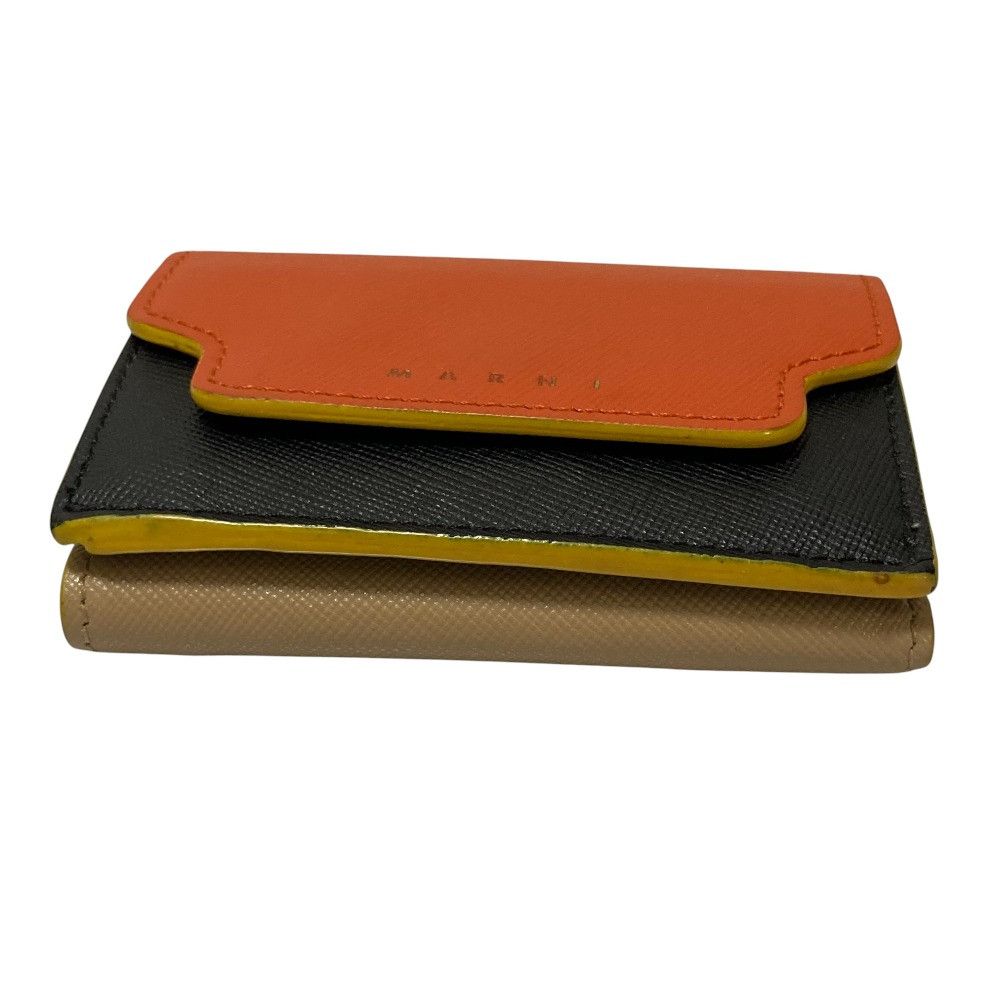 Marni Marni Marni Trifold Compact Wallet Leather Short Wallet DUTY FREE for USA Size ONE SIZE - 5 Thumbnail