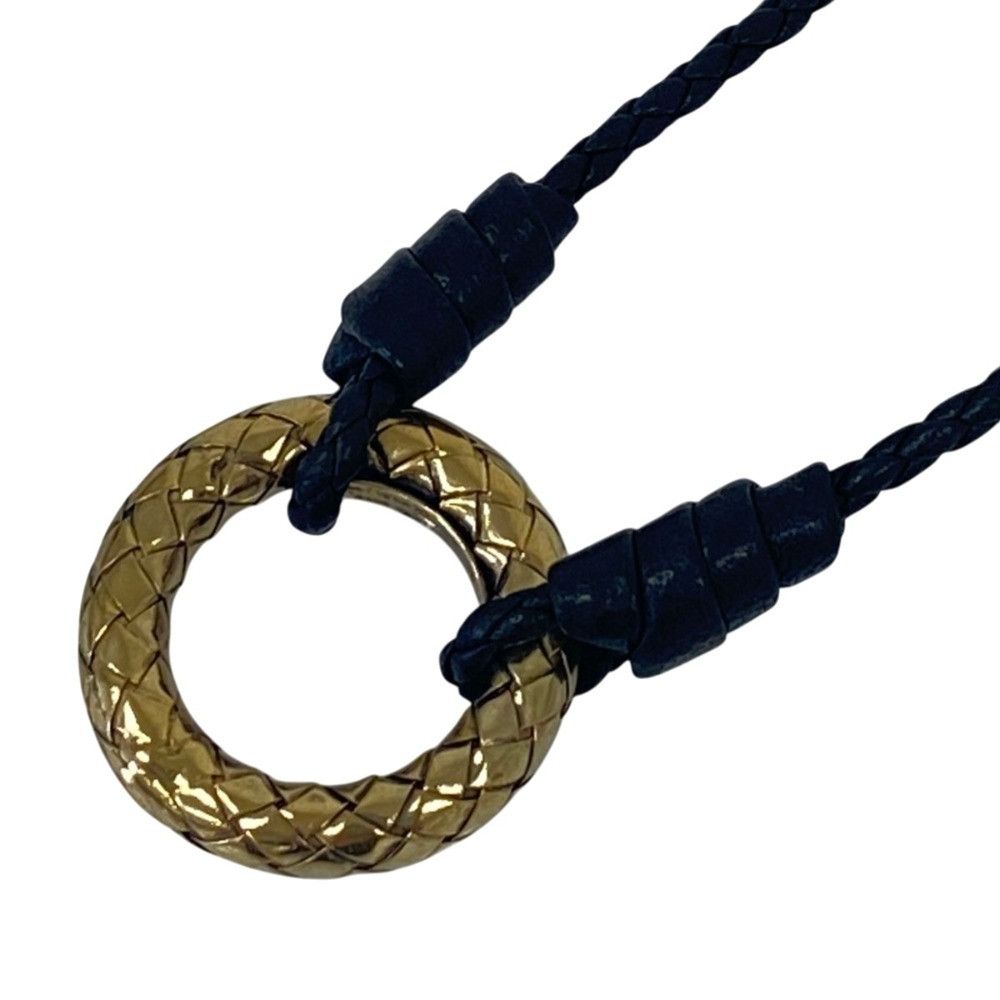 Bottega Veneta Bottega Veneta Bottega Veneta 925 Silver Intrecciato Circle Necklace Precious Metal Necklace DUTY FREE for USA Size ONE SIZE - 5 Thumbnail