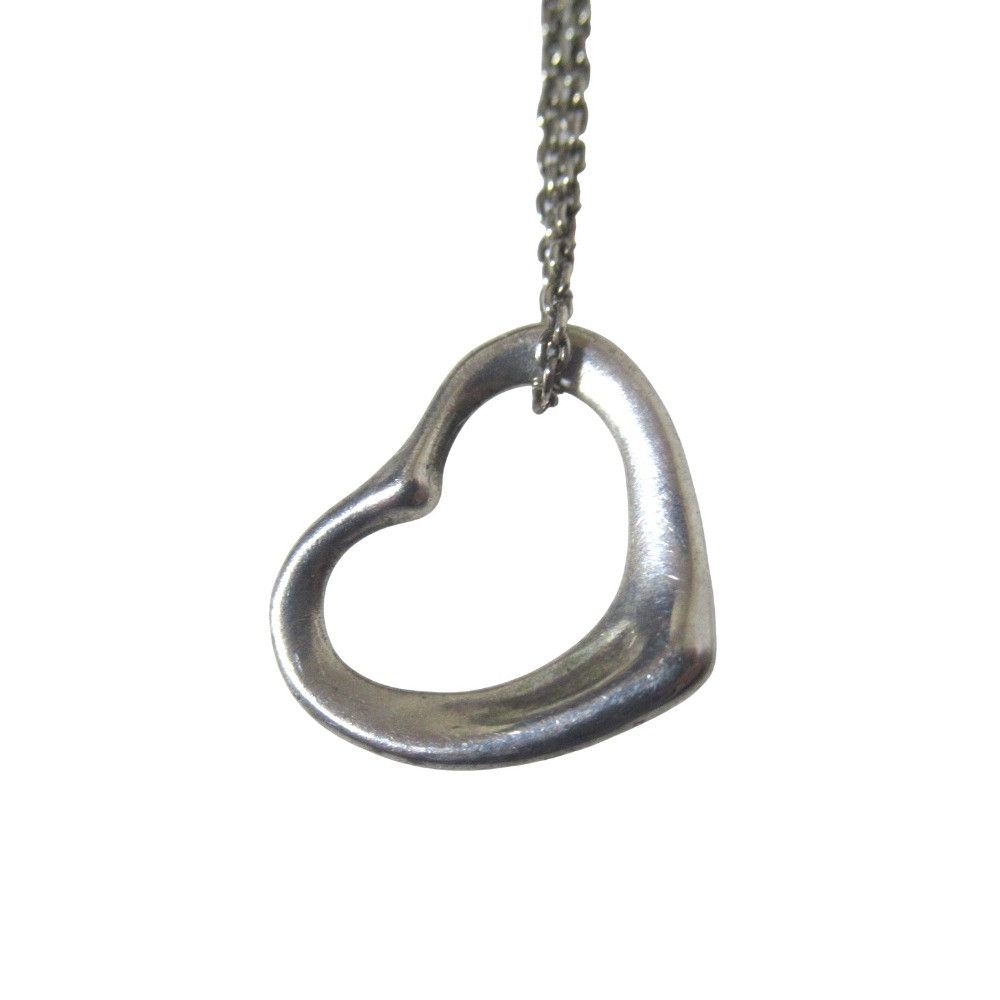 Tiffany & Co. Tiffany & Co. Tiffany&Co Open Heart Mini Silver Necklace Precious Metal Necklace DUTY FREE for USA Size ONE SIZE - 2 Thumbnail
