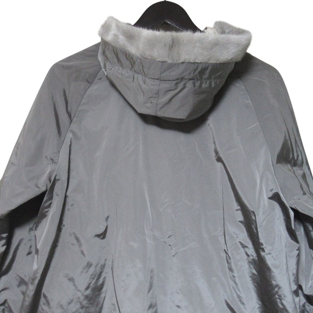 Max Mara Max Mara S Max Mara Mink Fur Trim Nylon Hooded Coat Textile Outerwear DUTY FREE for USA Size ONE SIZE - 9 Thumbnail