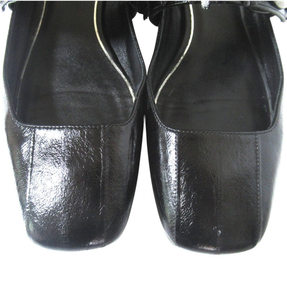 Valentino Valentino Valentino Garavani V Logo Rockstud Leather Ballet Flats Leather Shoes DUTY FREE for USA Size ONE SIZE - 5 Thumbnail