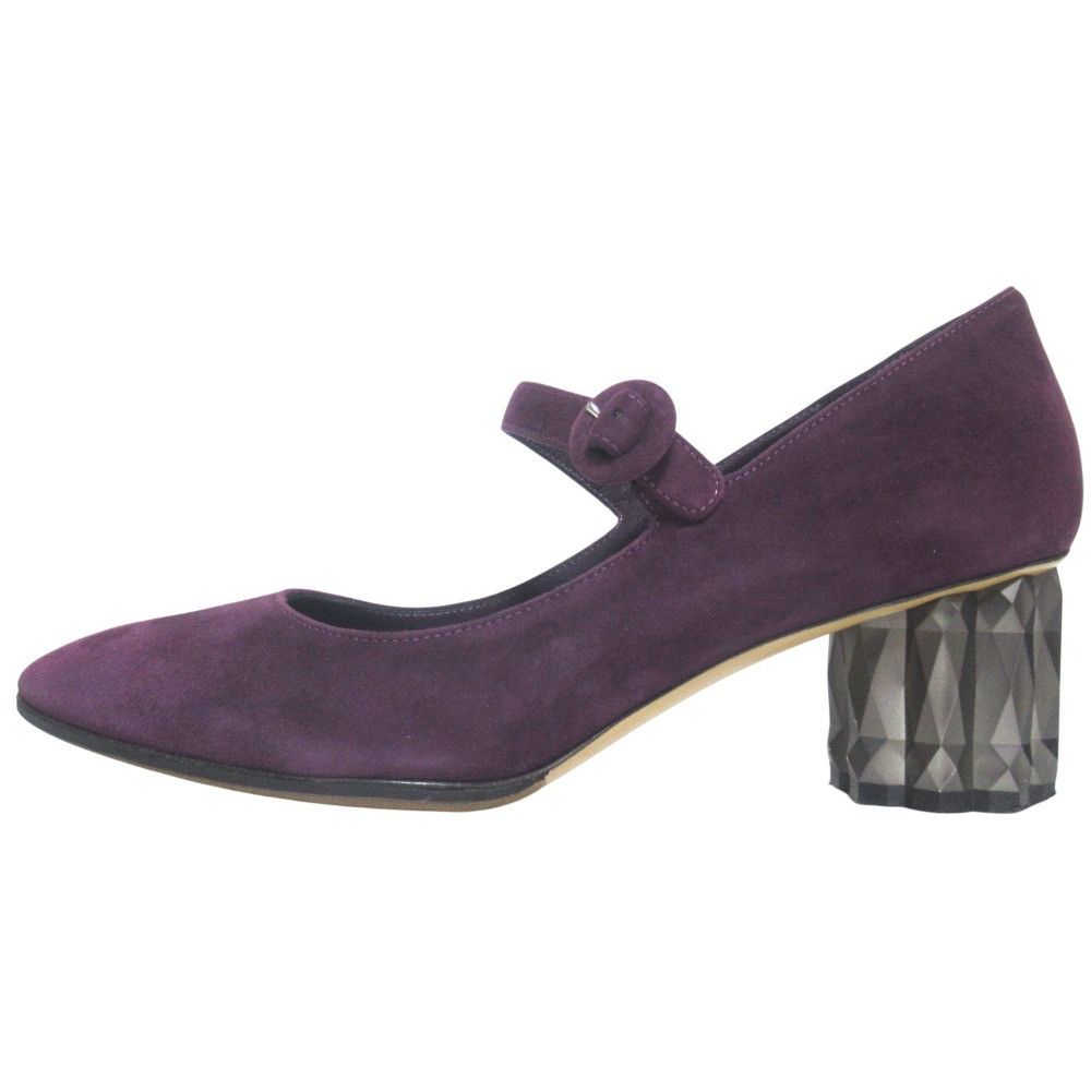 Salvatore Ferragamo Salvatore Ferragamo Salvatore Ferragamo ORTENSIA 55.5 Suede Mary Jane Pumps Leather Shoes ORTENSIA55.5 DUTY FREE for USA Size ONE SIZE - 2 Thumbnail