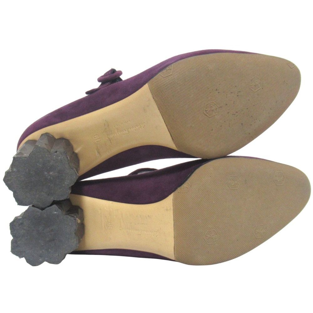 Salvatore Ferragamo Salvatore Ferragamo Salvatore Ferragamo ORTENSIA 55.5 Suede Mary Jane Pumps Leather Shoes ORTENSIA55.5 DUTY FREE for USA Size ONE SIZE - 9 Thumbnail