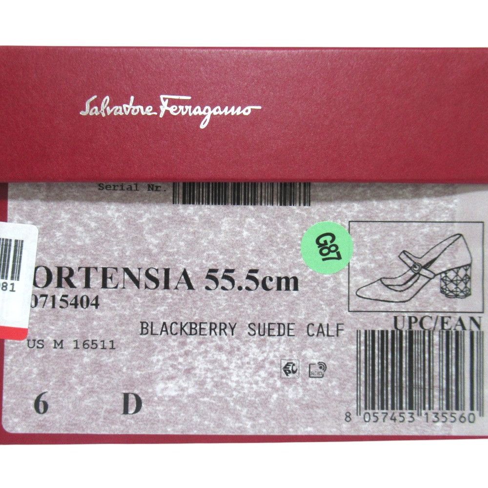 Salvatore Ferragamo Salvatore Ferragamo Salvatore Ferragamo ORTENSIA 55.5 Suede Mary Jane Pumps Leather Shoes ORTENSIA55.5 DUTY FREE for USA Size ONE SIZE - 13 Thumbnail