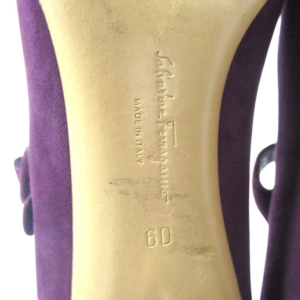 Salvatore Ferragamo Salvatore Ferragamo Salvatore Ferragamo ORTENSIA 55.5 Suede Mary Jane Pumps Leather Shoes ORTENSIA55.5 DUTY FREE for USA Size ONE SIZE - 10 Thumbnail