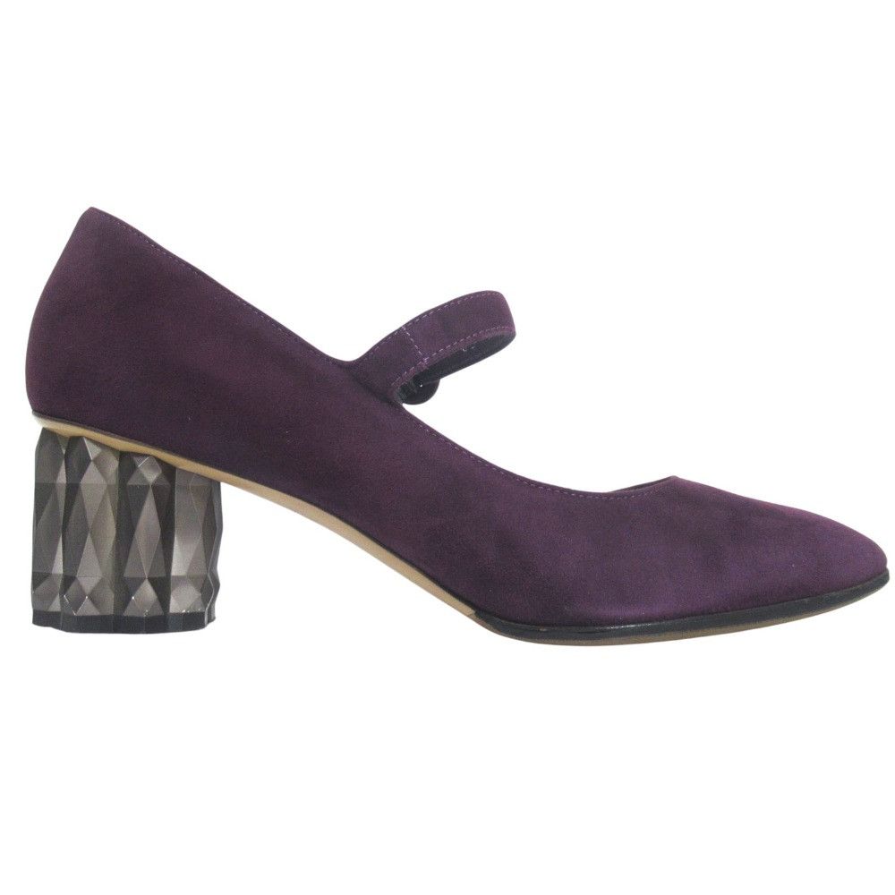 Salvatore Ferragamo Salvatore Ferragamo Salvatore Ferragamo ORTENSIA 55.5 Suede Mary Jane Pumps Leather Shoes ORTENSIA55.5 DUTY FREE for USA Size ONE SIZE - 3 Thumbnail