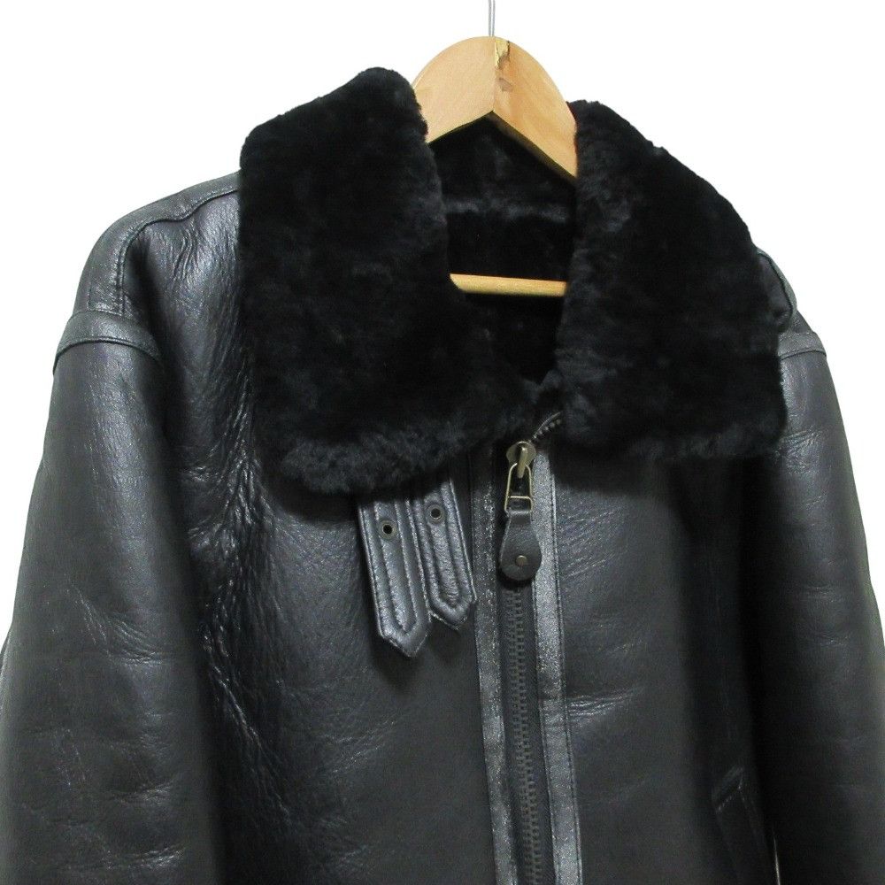 Other Other WESTOP Shearling Flight Jacket Leather Outerwear DUTY FREE for USA Size ONE SIZE - 4 Thumbnail