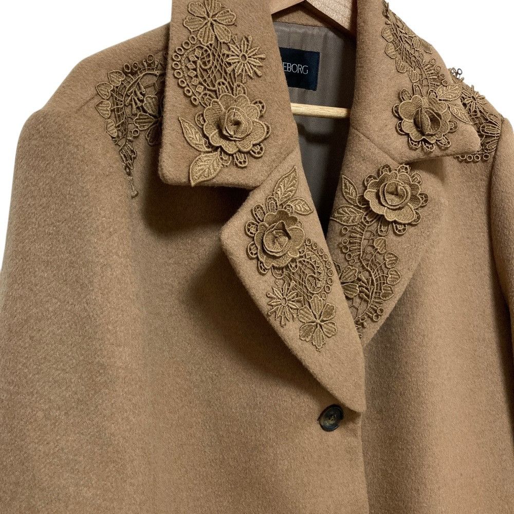 Other Other INGEBORG Wool Tweed Lace Coat Textile Outerwear A2253FC455 DUTY FREE for USA Size ONE SIZE - 2 Thumbnail