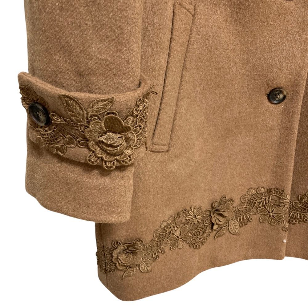 Other Other INGEBORG Wool Tweed Lace Coat Textile Outerwear A2253FC455 DUTY FREE for USA Size ONE SIZE - 3 Thumbnail