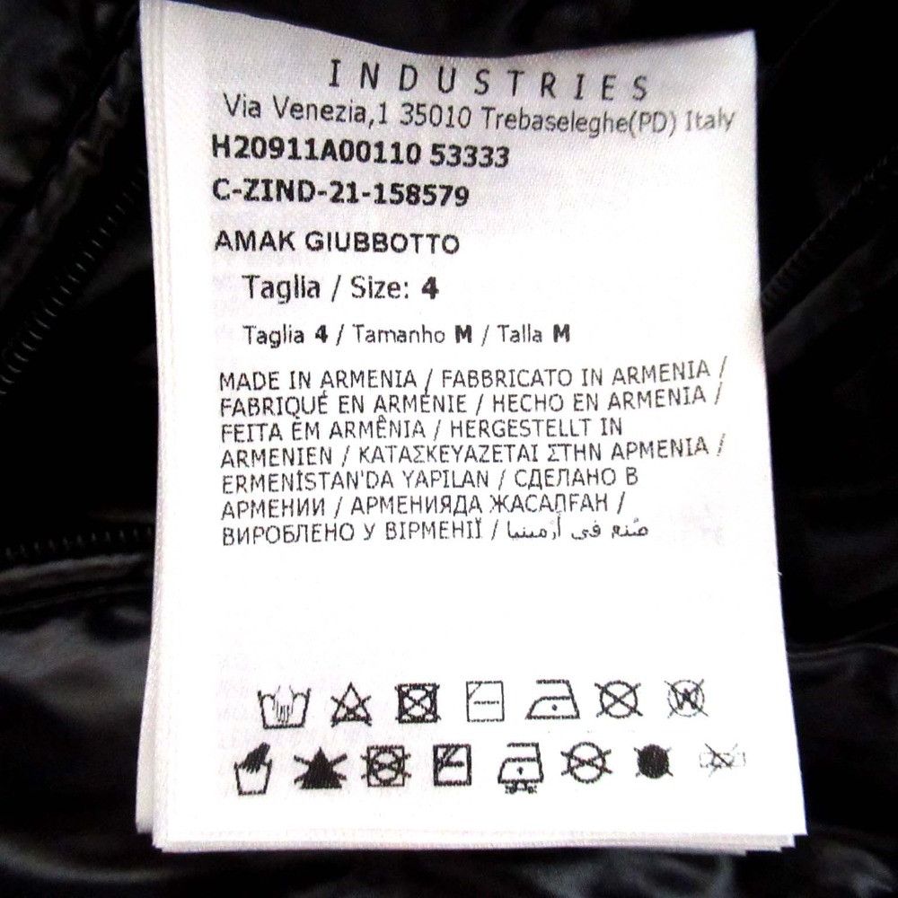 Moncler Moncler Moncler AMAK Nylon Down Vest Textile Outerwear H20911A00110 DUTY FREE for USA Size ONE SIZE - 8 Thumbnail