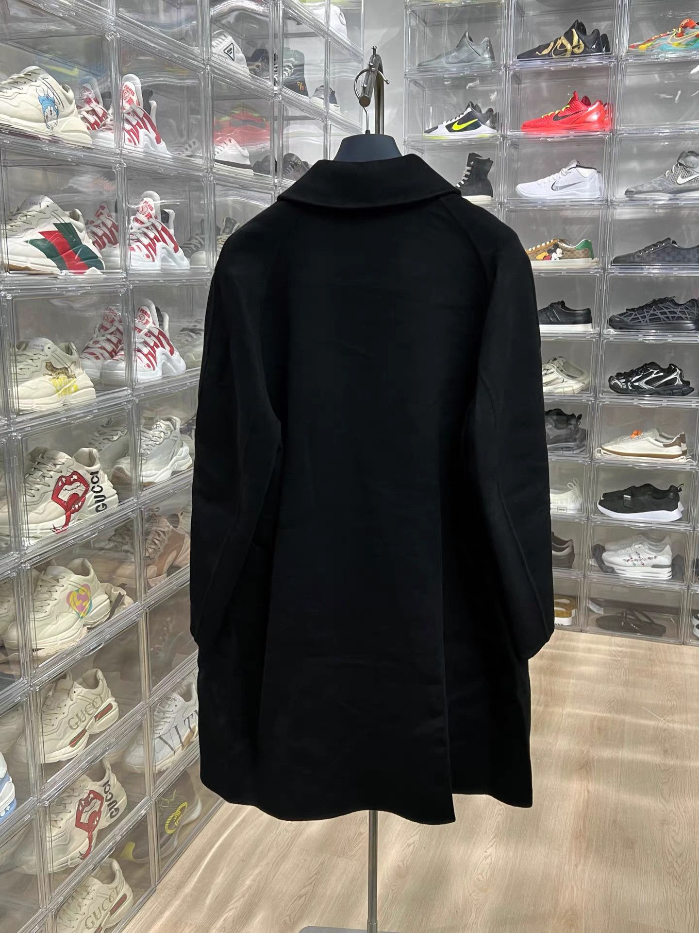 Dior Black Long Coat with Collar - Size M Size US M / EU 48-50 / 2 - 4 Thumbnail