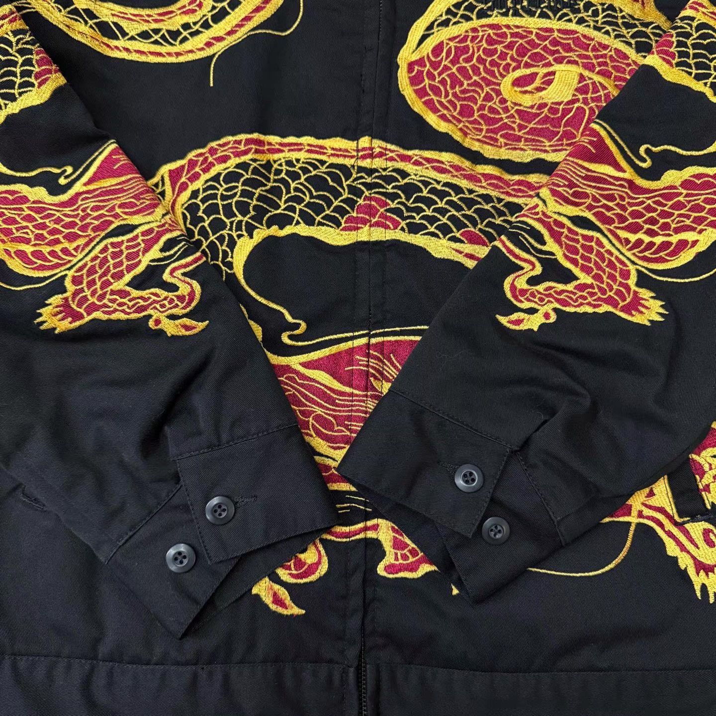 Supreme Dragon Embroidered Multi Color Light Jacket L Size US L / EU 52-54 / 3 - 2 Thumbnail