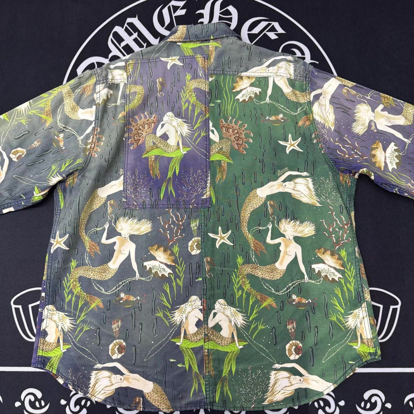 Loewe Mermaid & Sea Life Print Button-Up Shirt Size US L / EU 52-54 / 3 - 3 Thumbnail