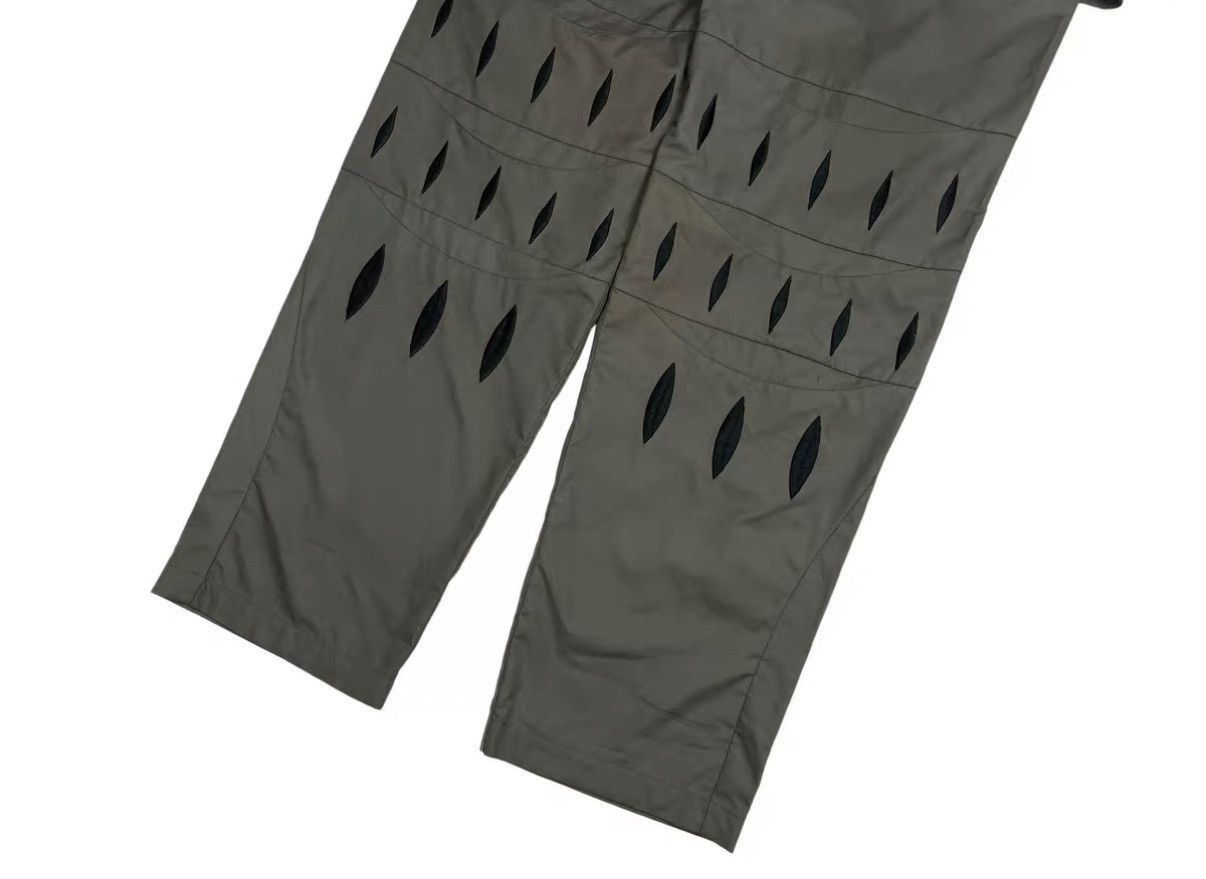 Kiko Kostadinov Green Casual Pants with Cut-Out Details Size 30 Size US 30 / EU 46 - 5 Thumbnail