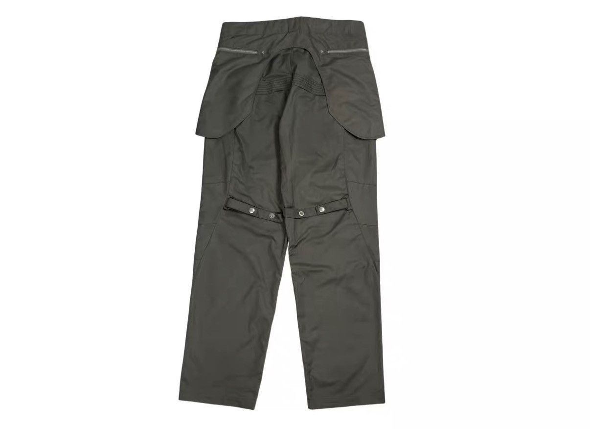 Kiko Kostadinov Green Casual Pants with Cut-Out Details Size 30 Size US 30 / EU 46 - 2 Thumbnail
